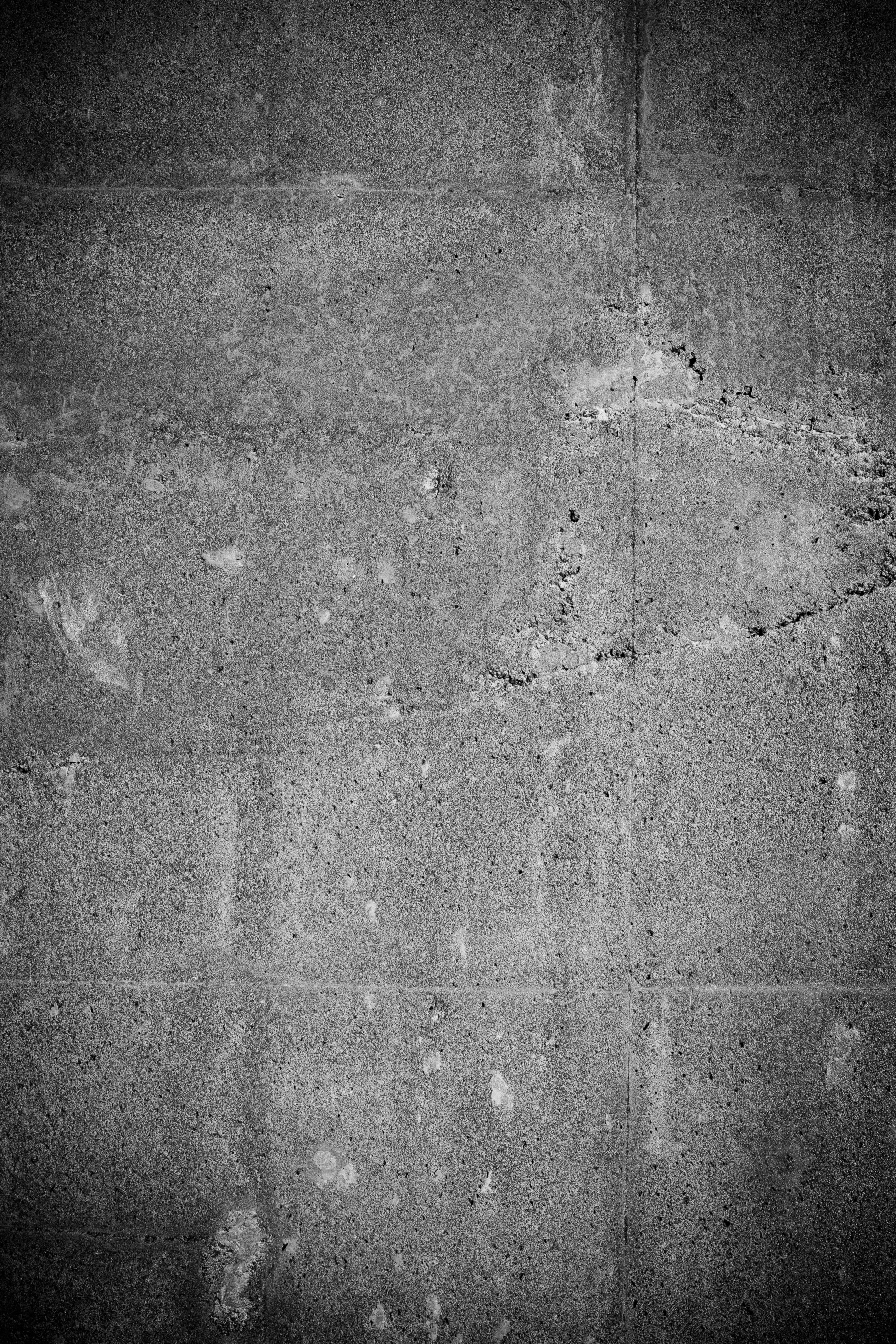 Gray Grunge Wall Texture, Black, Blackandwhite, Concrete, Cracked, HQ Photo