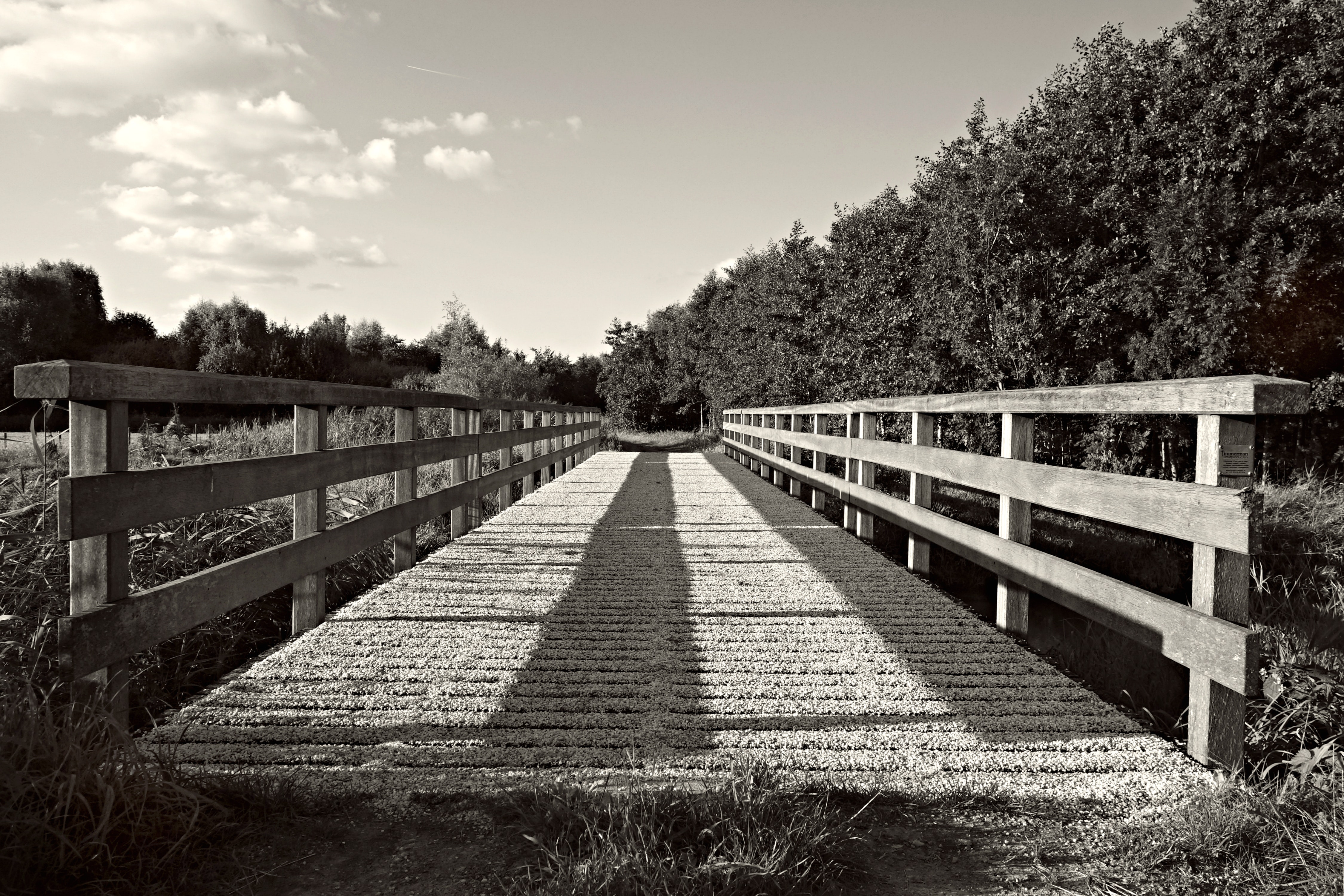 Gray Wooden Bridge