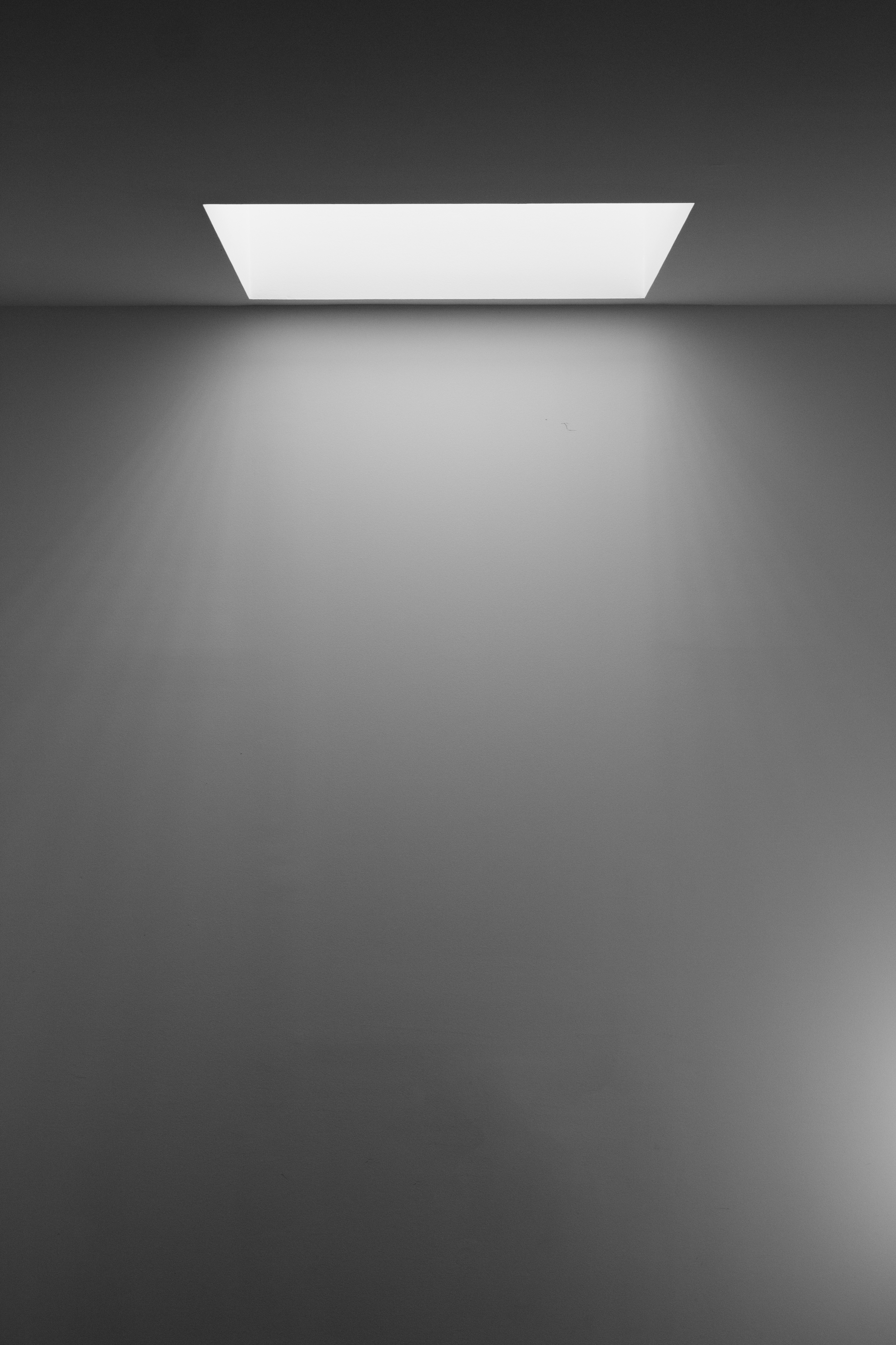 Grayscale photography of white concrete wall