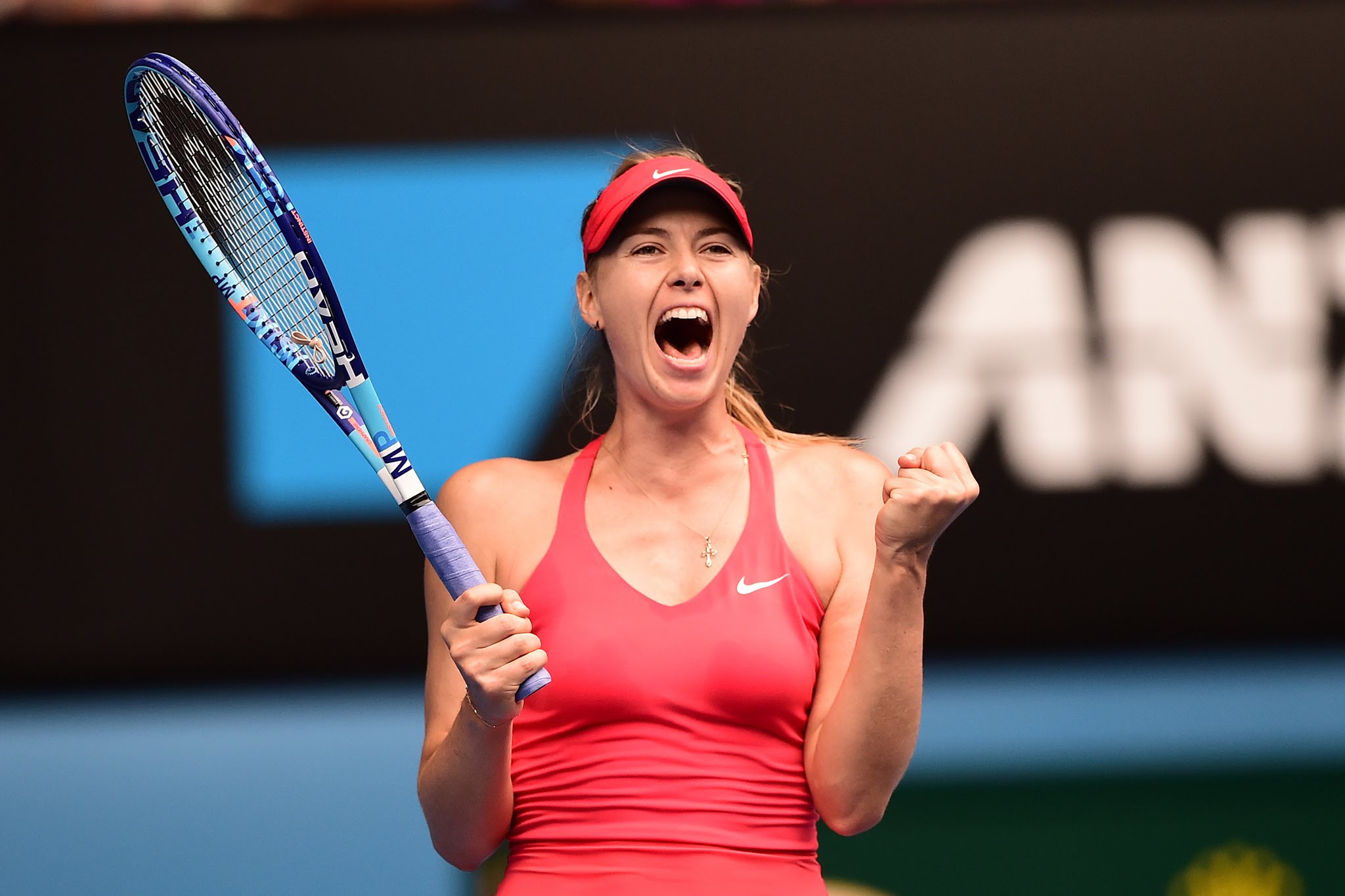 Eugenie Bouchard v Maria Sharapova highlights (QF) - Australian Open ...