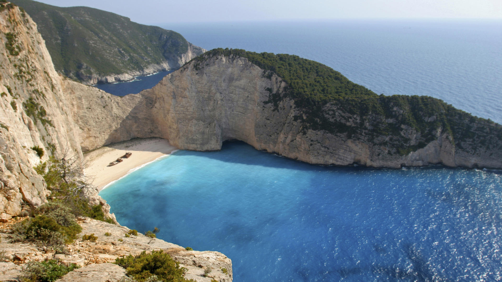 nature, islands, Greece, Zakynthos, cove - Free Wallpaper ...