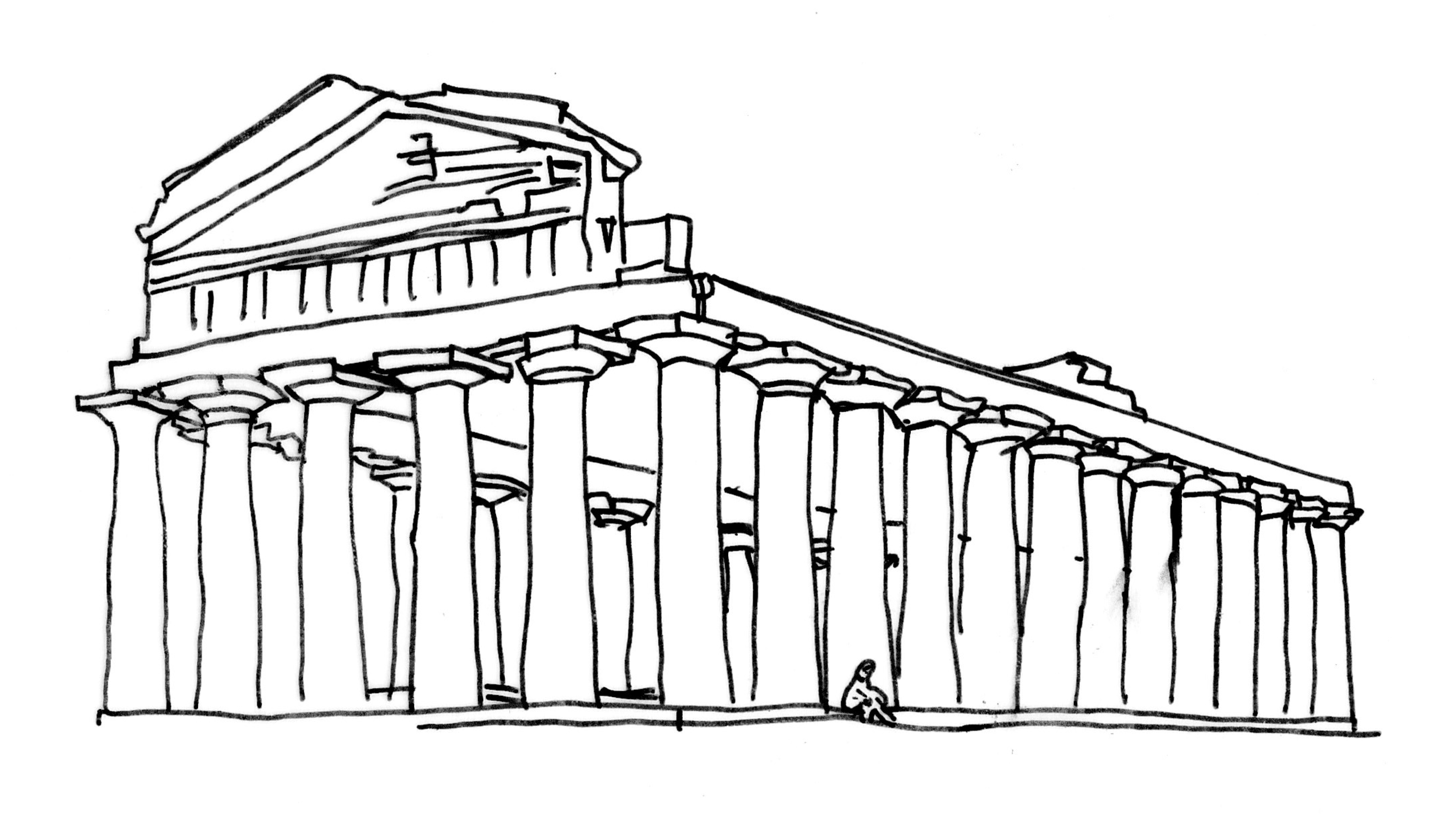 Greek Architecture Drawing at GetDrawings.com | Free for personal ...