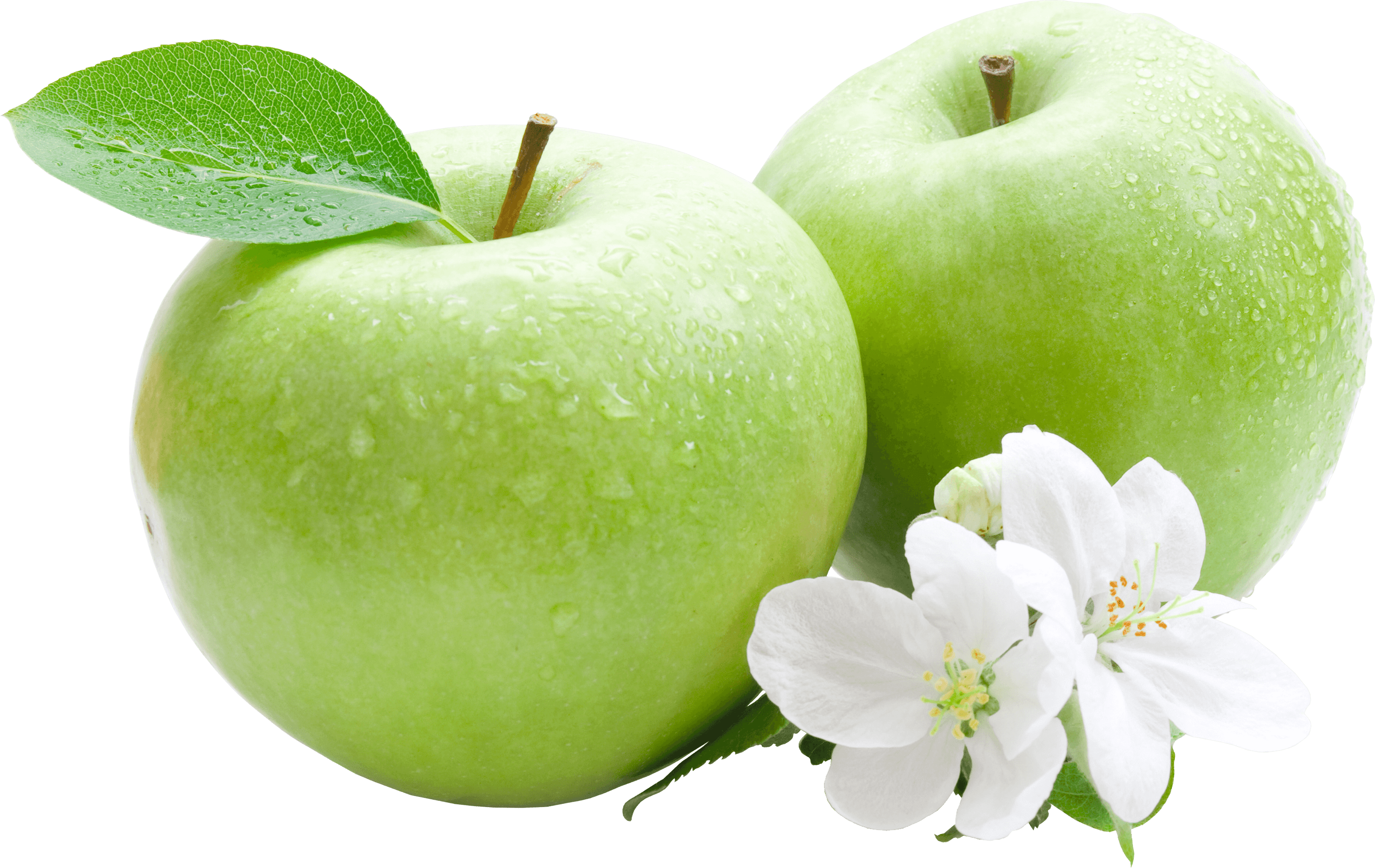 Two Green Apples transparent PNG - StickPNG
