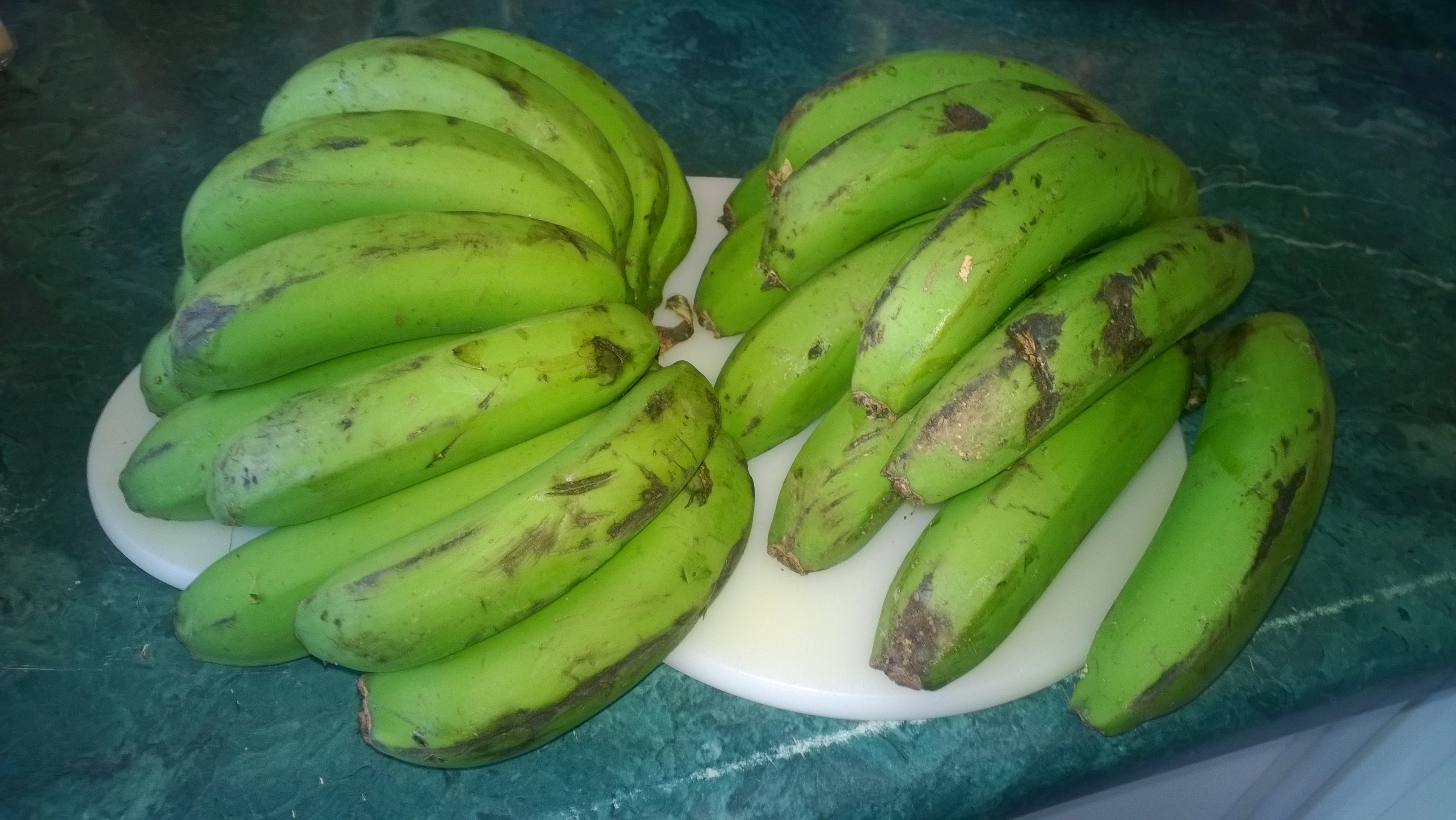 Pickled Green Bananas - side dish - FabiFabu