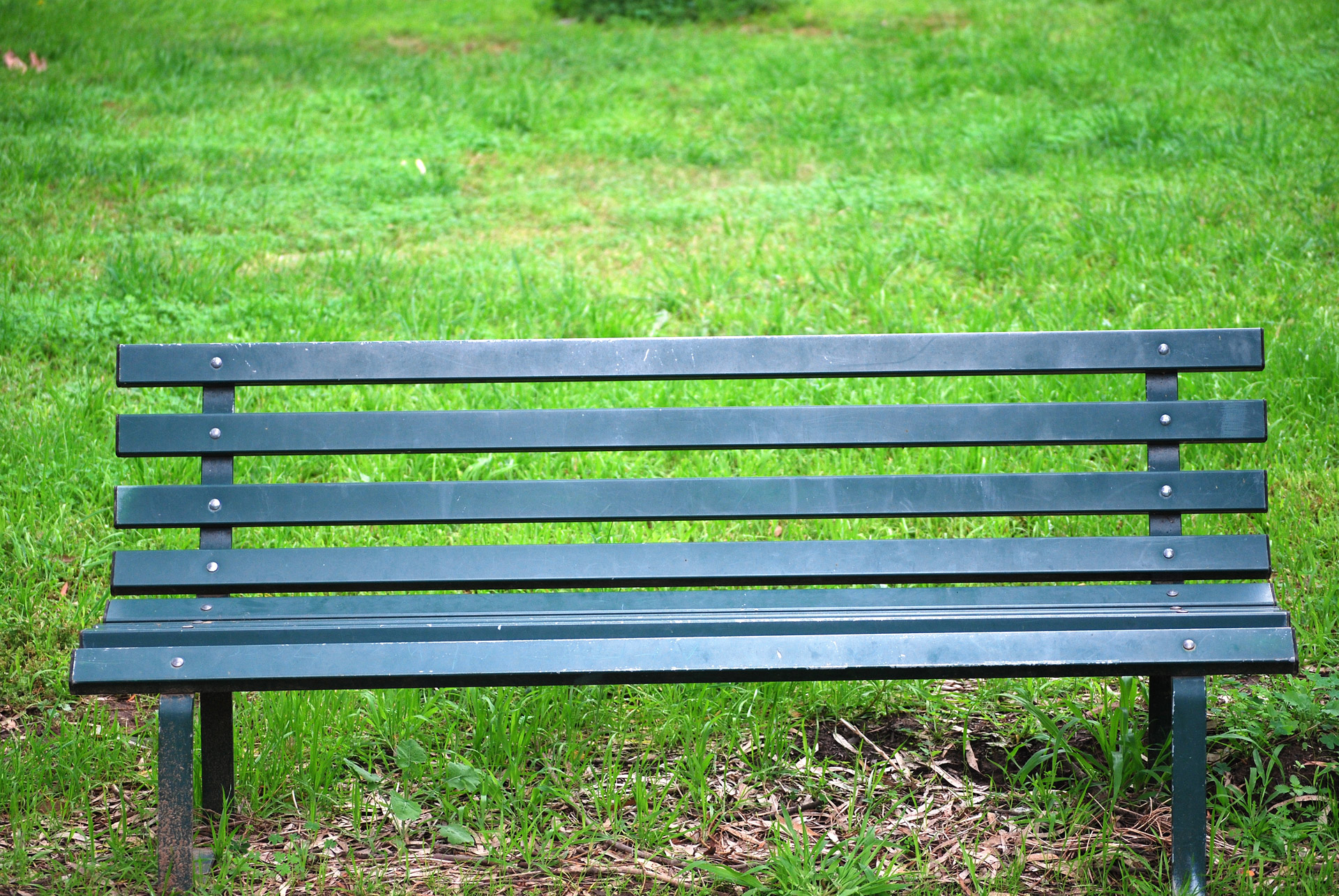 Green Park Bench Free Stock Photo - Public Domain Pictures