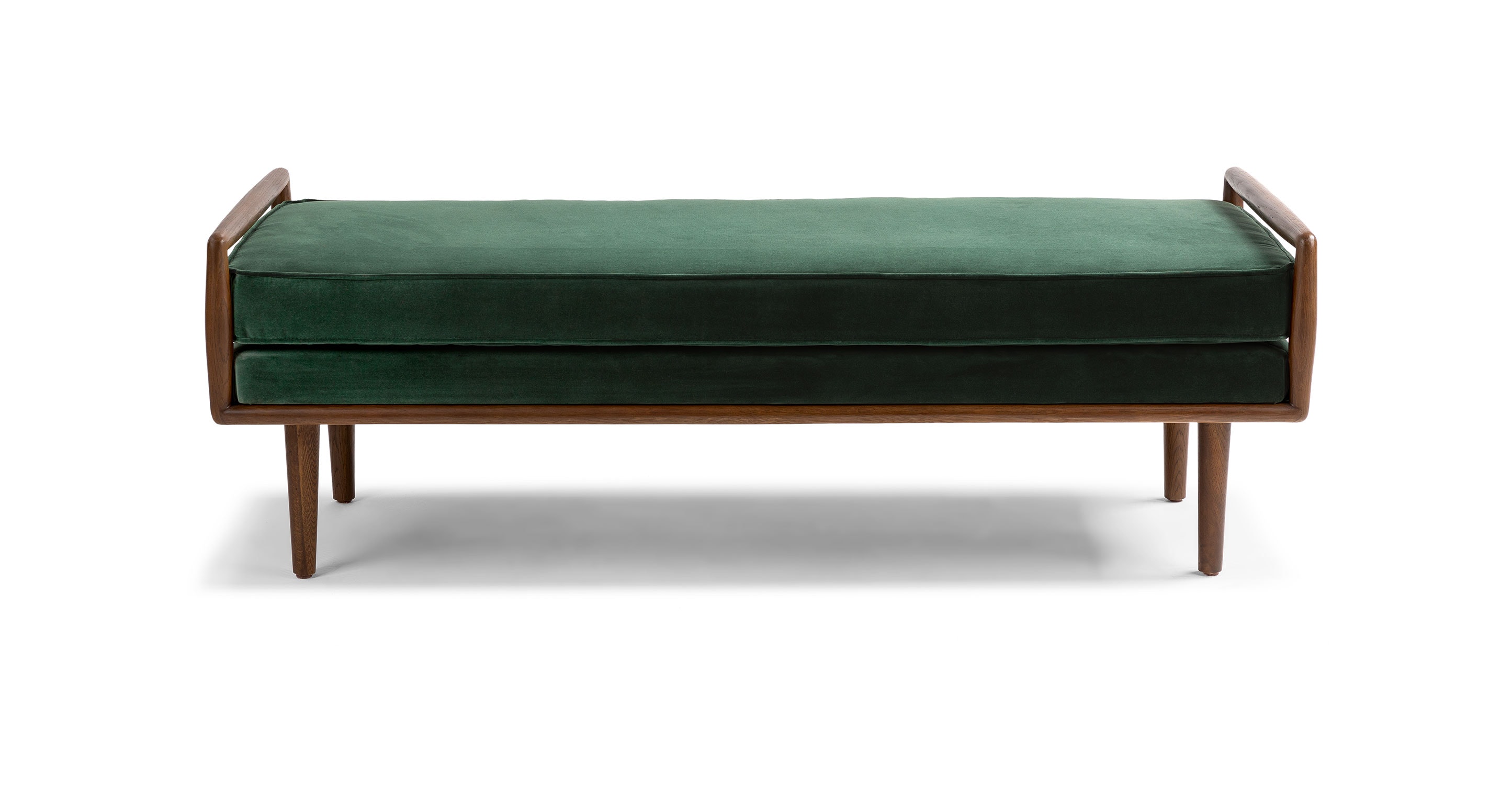 Ansa Balsam Green Bench - Benches - Article | Modern, Mid-Century ...