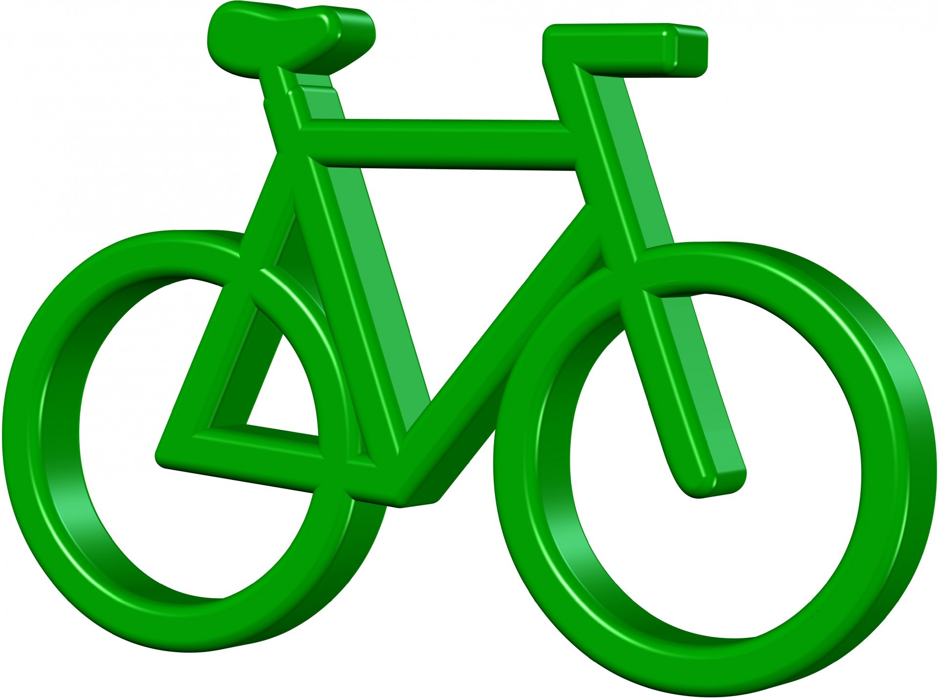 Green bike photo