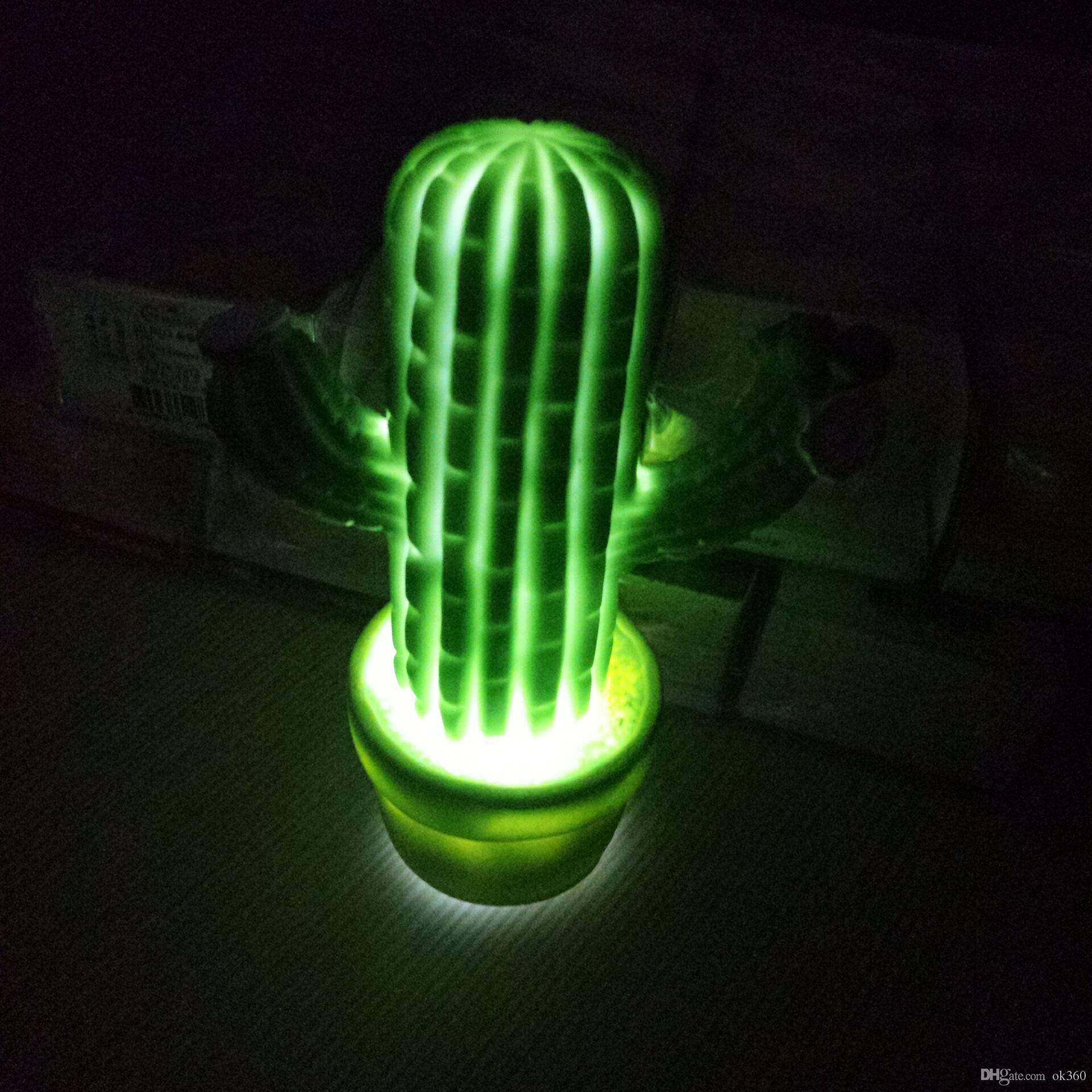 2018 New Green Cactus Led Night Light Children Led Lamps For ...
