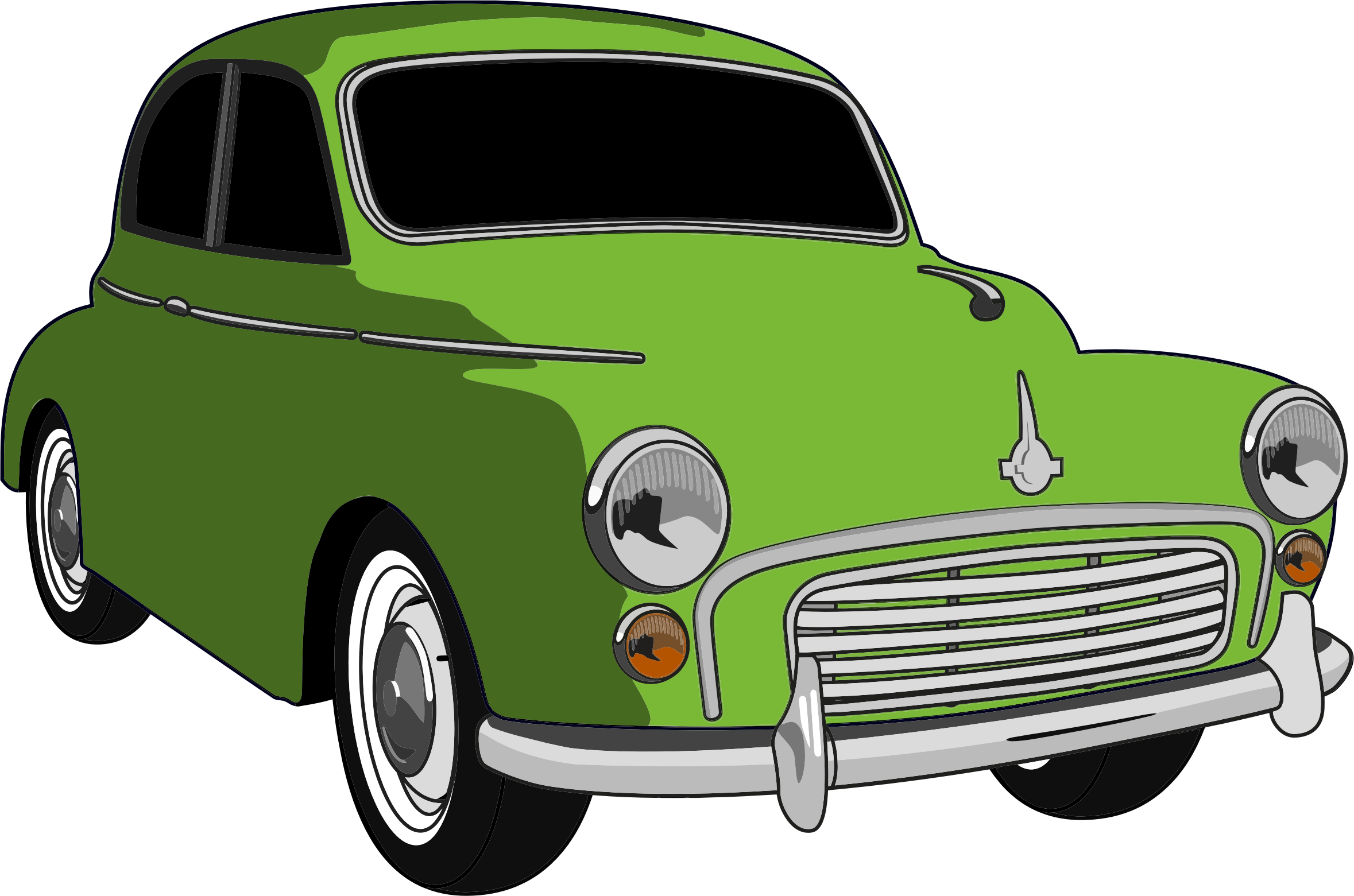 Classic Green Car Icons PNG - Free PNG and Icons Downloads