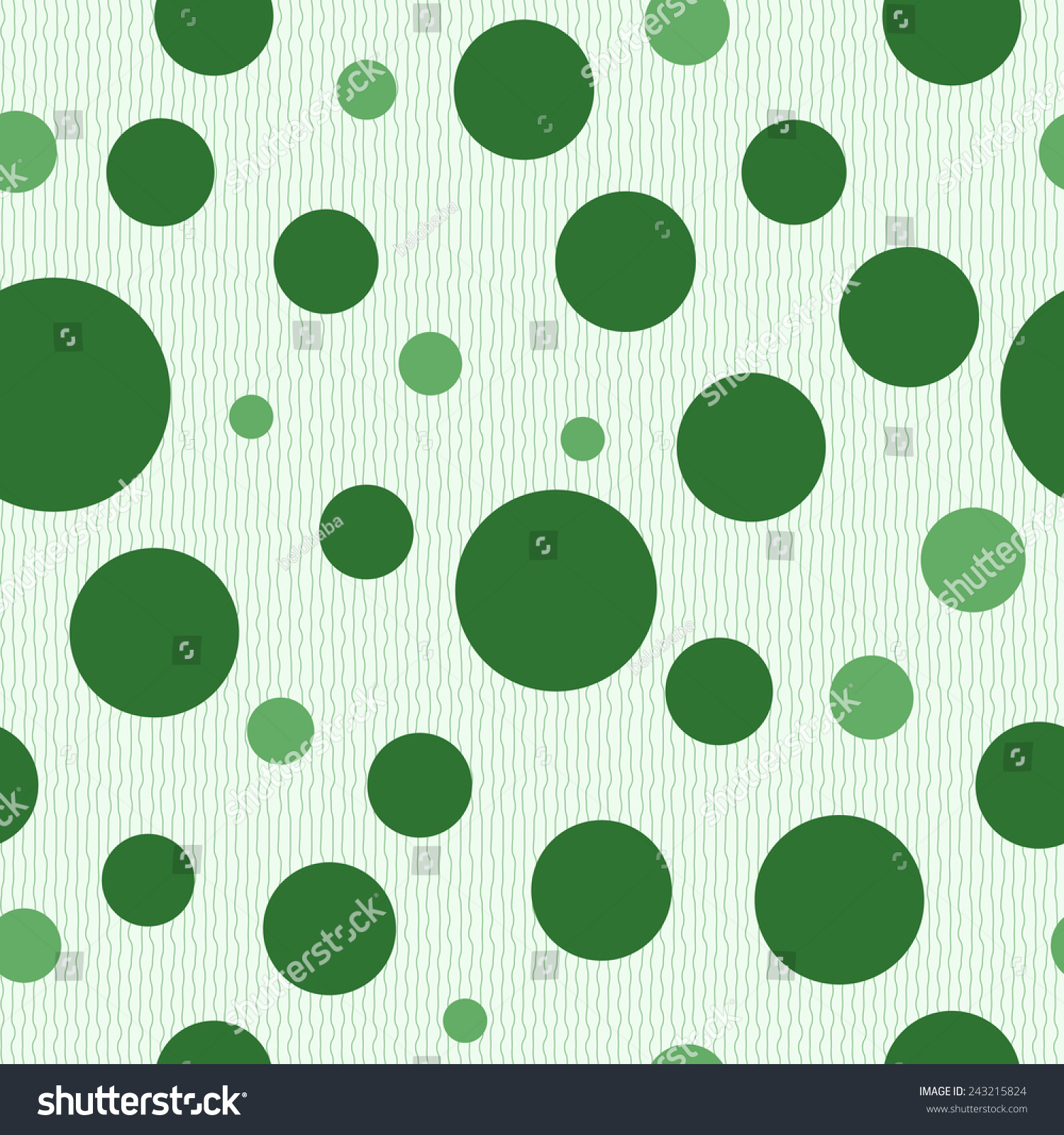 Backgrounds Seamless Pattern Green Circles Stock Vector (2018 ...