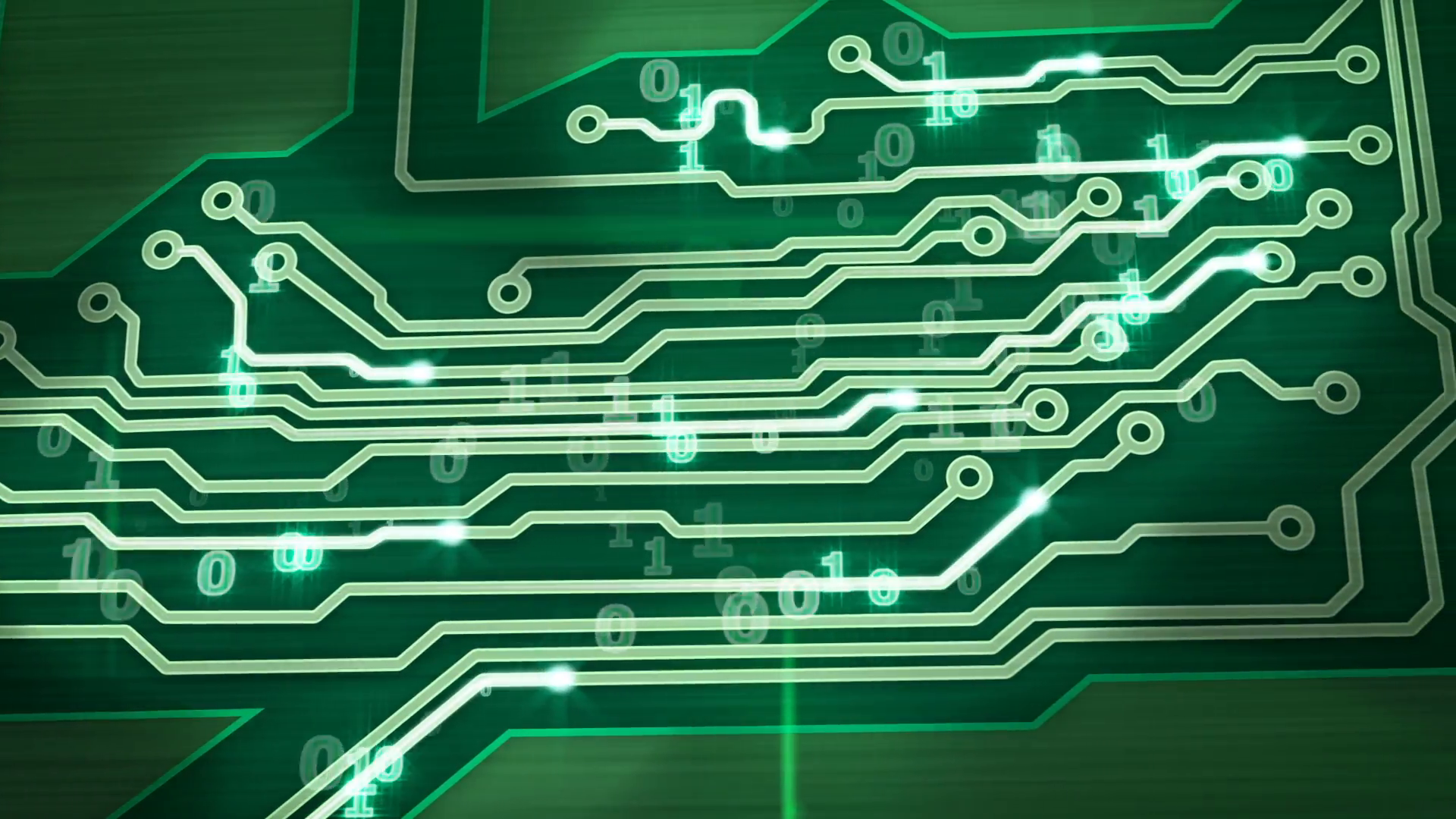 green digital circuit board pan loop Motion Background - Videoblocks