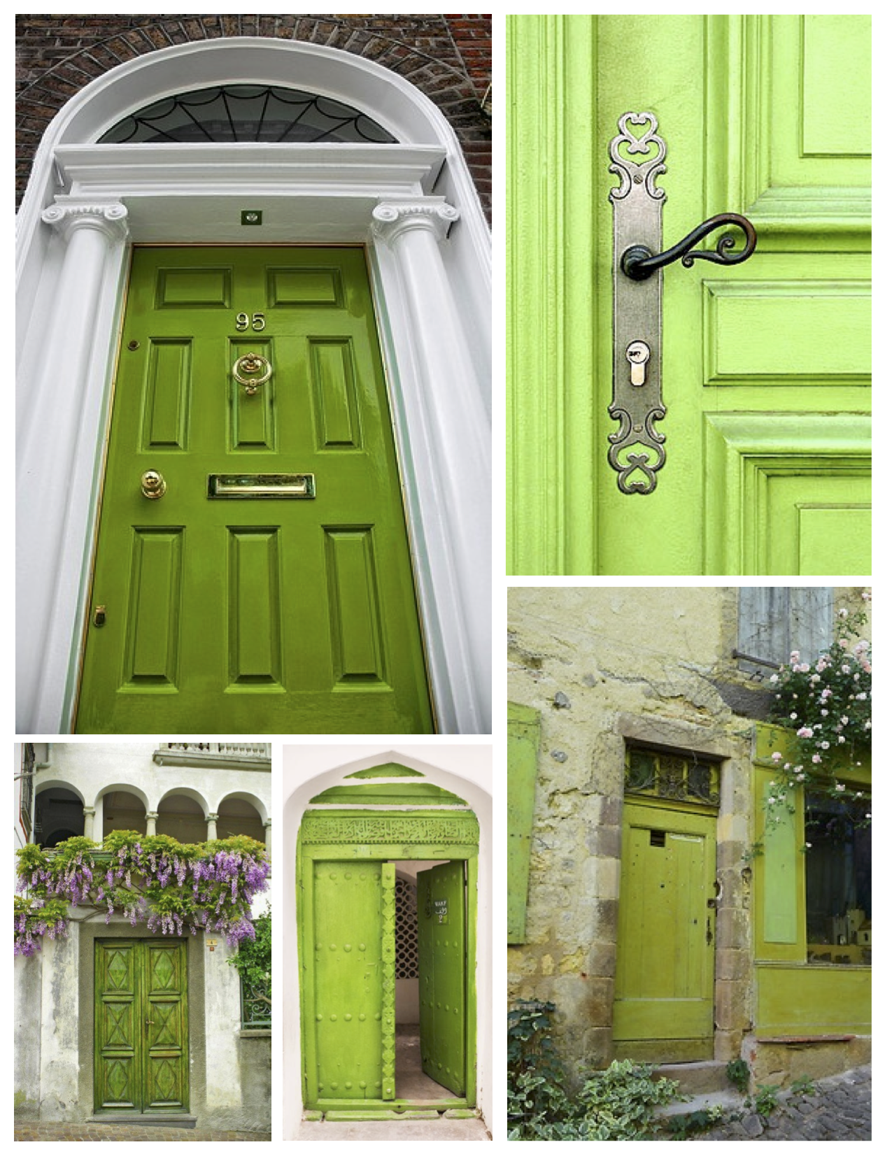 Exterior Color Inspirations: The Brilliant & Vibrant Painted “Green ...