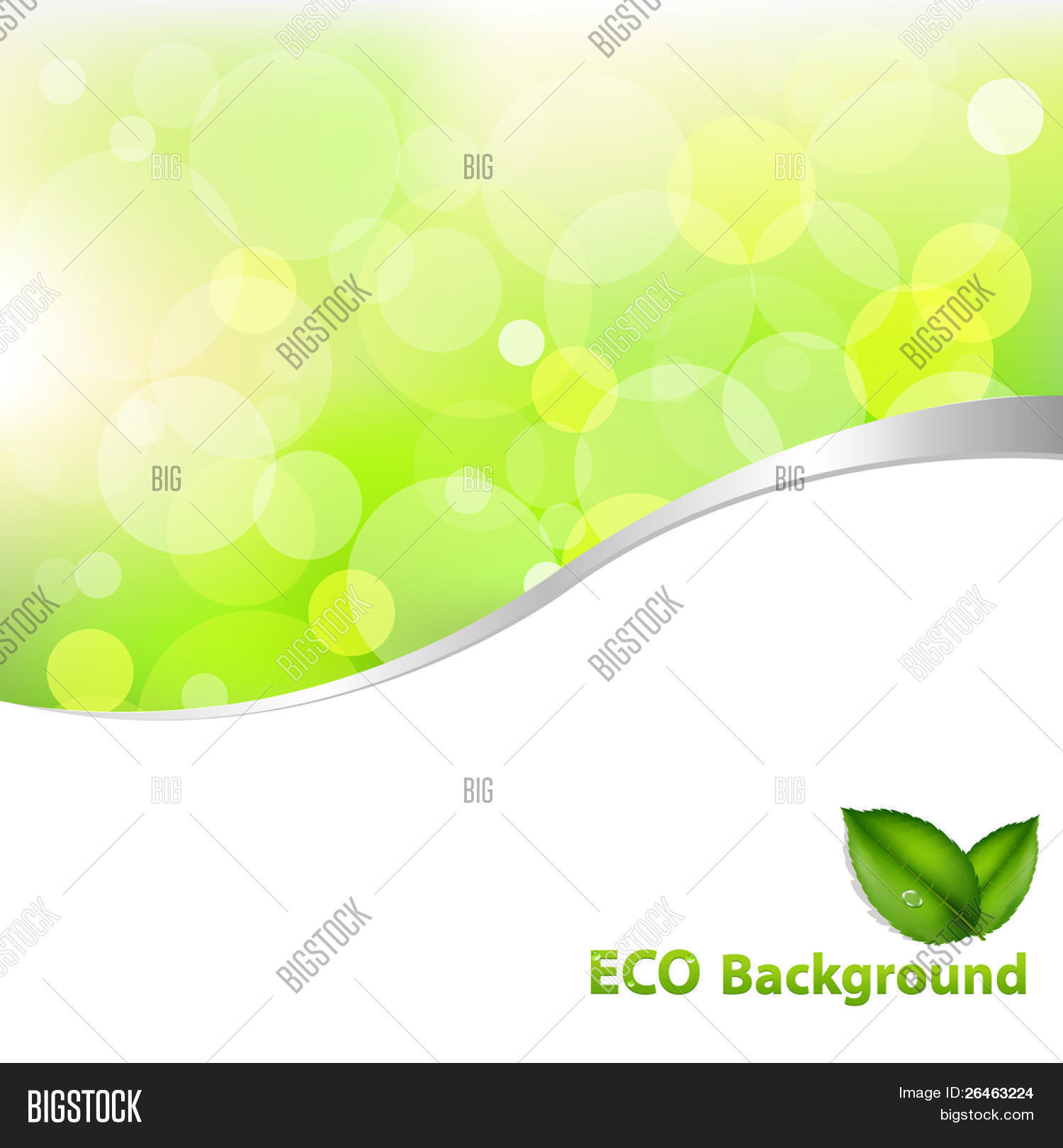 Green Eco Background Vector & Photo (Free Trial) | Bigstock