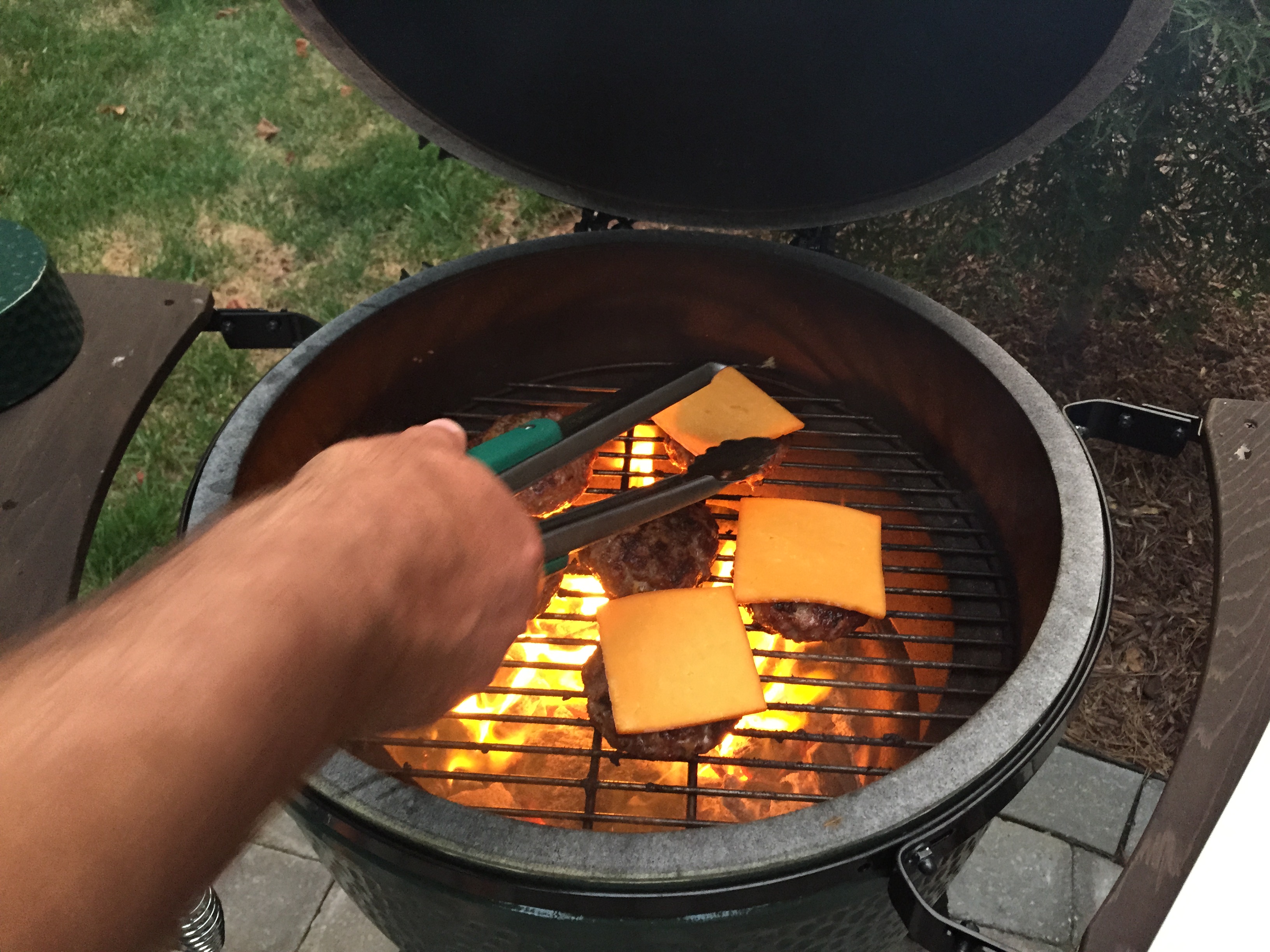 Grilling Burgers on The Big Green Egg – Blackhawk Hardware