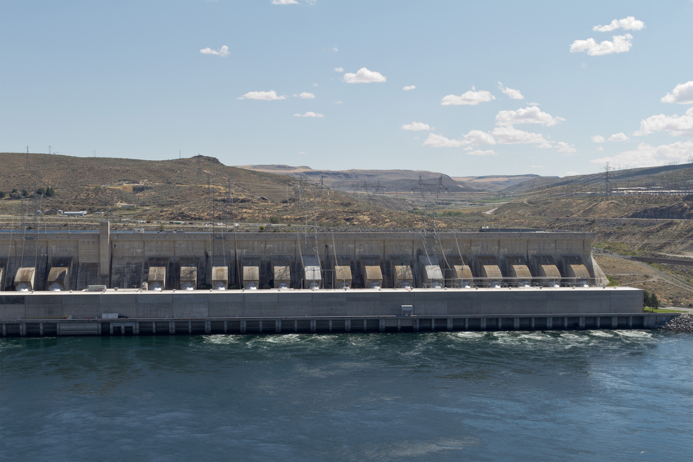 Green Energy - Hydroelectric power station, Architecture, Powerindustry, Industry, Lights, HQ Photo