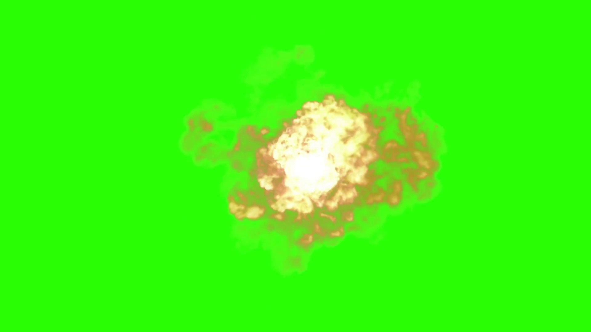 animation of Fire ball flying in circle on green screen Motion ...