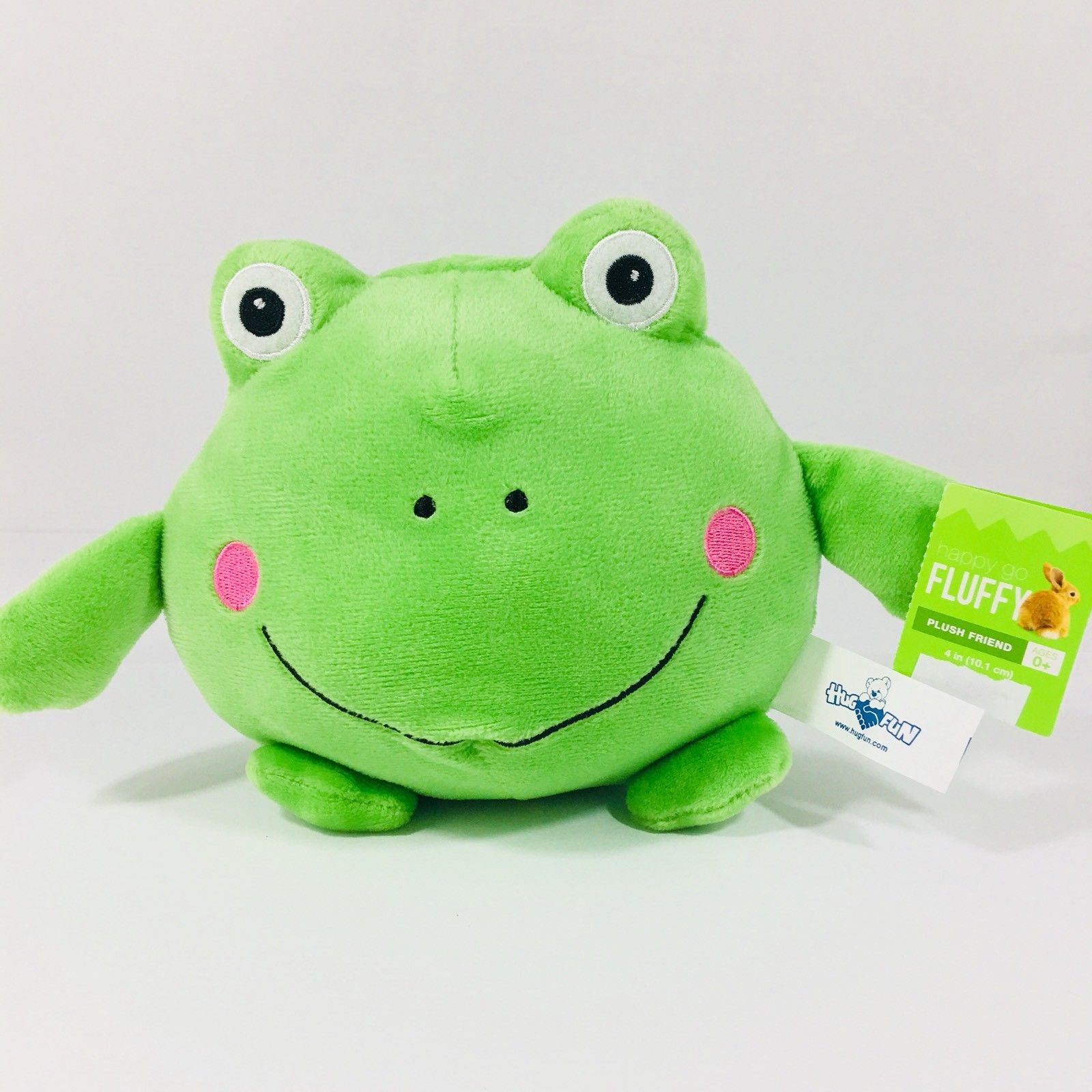 Hug Fun Frog Plush Stuffed Animal Toy 6.5