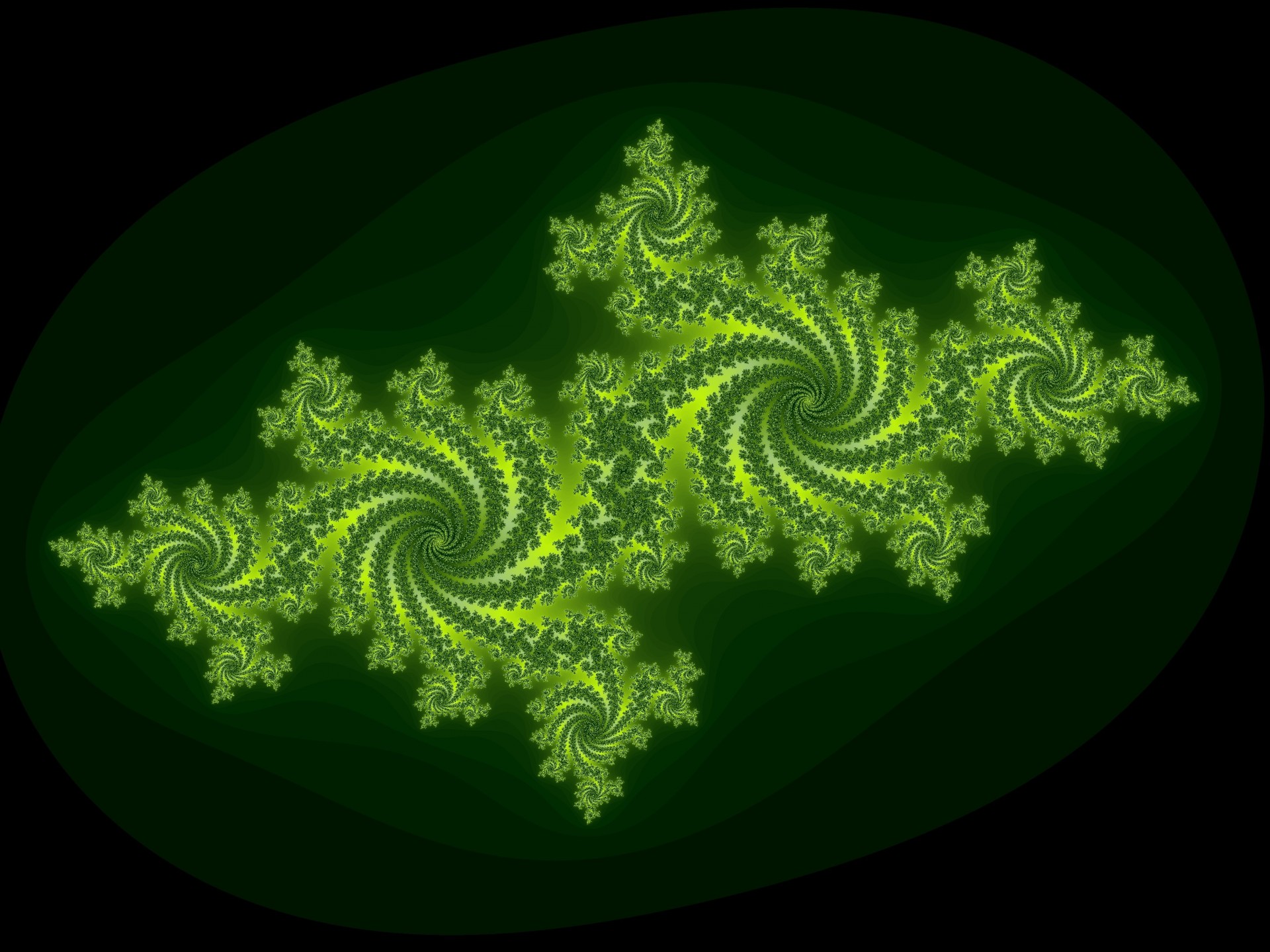 Green Fractal Free Stock Photo - Public Domain Pictures