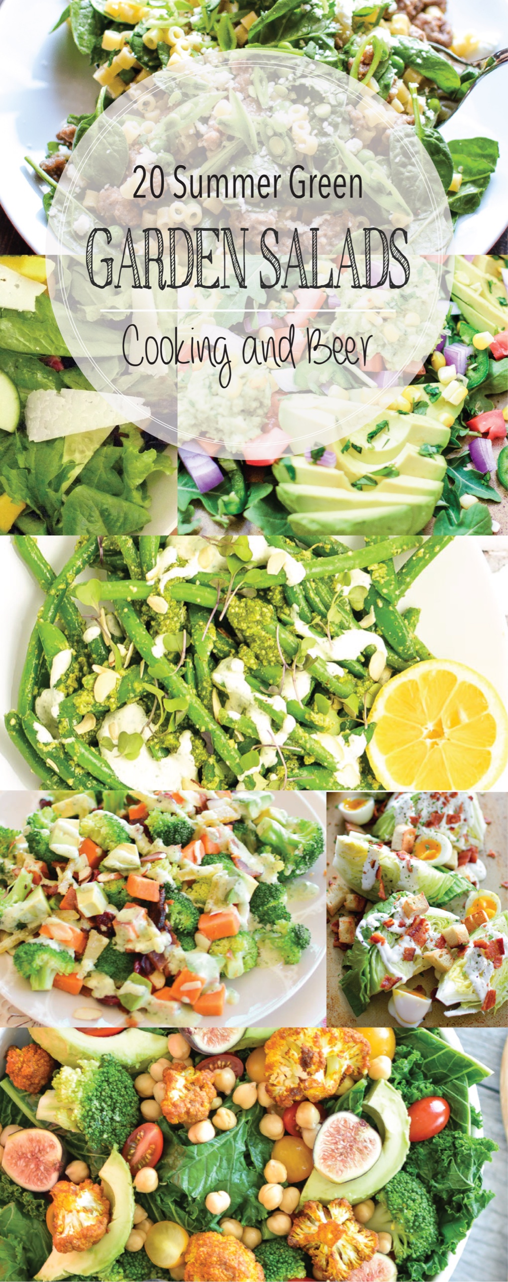 20 Summer Green Garden Salads - Cooking and Beer