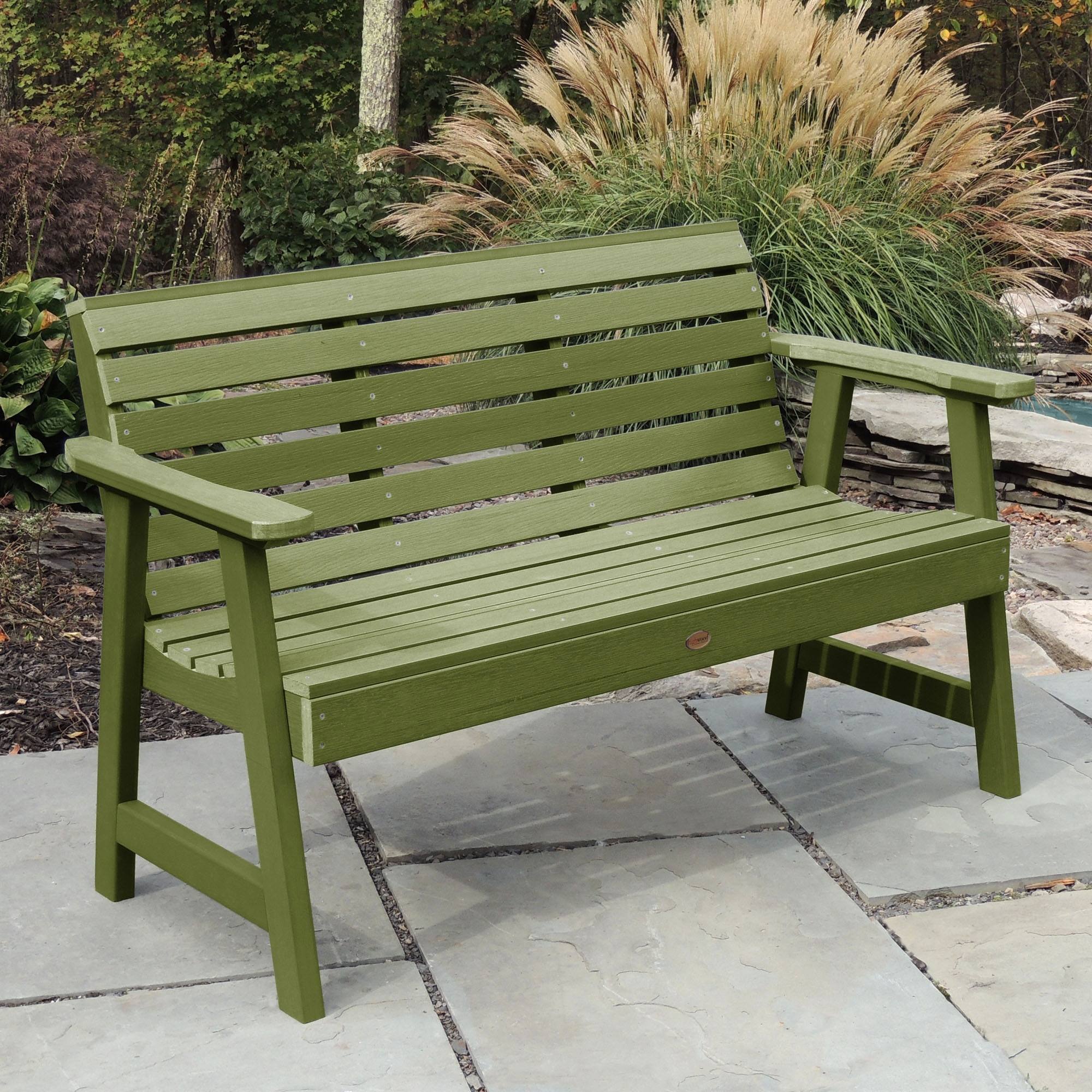 Highwood Weatherly 5-foot Eco-friendly Synthetic Wood Garden Bench ...