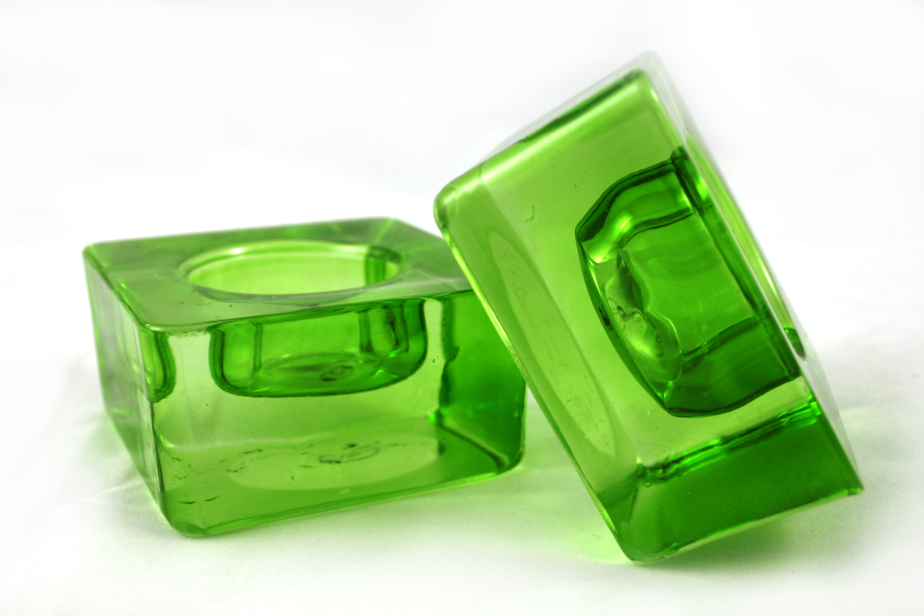 Green glass photo