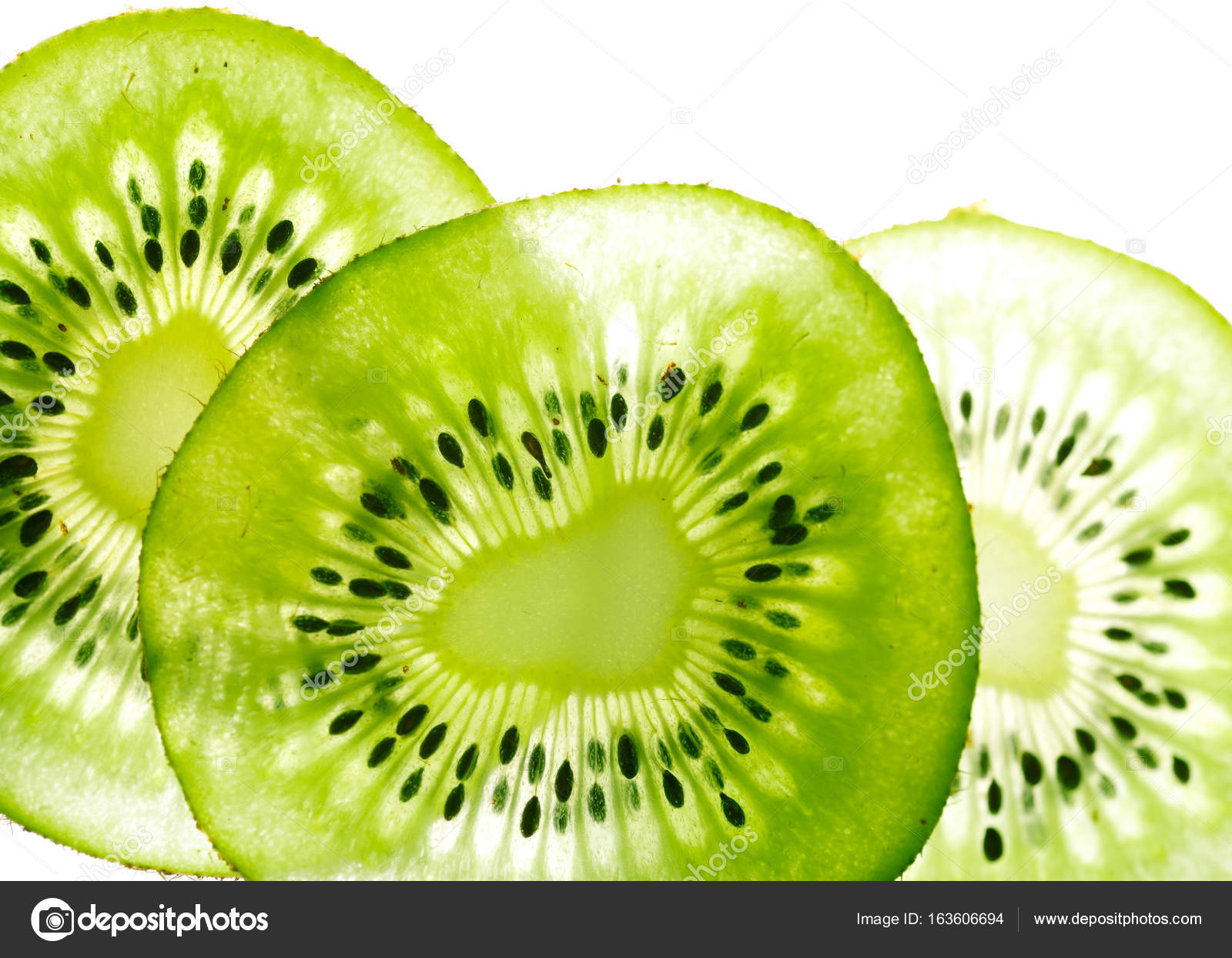 green kiwi fruit — Stock Photo © valphoto #163606694