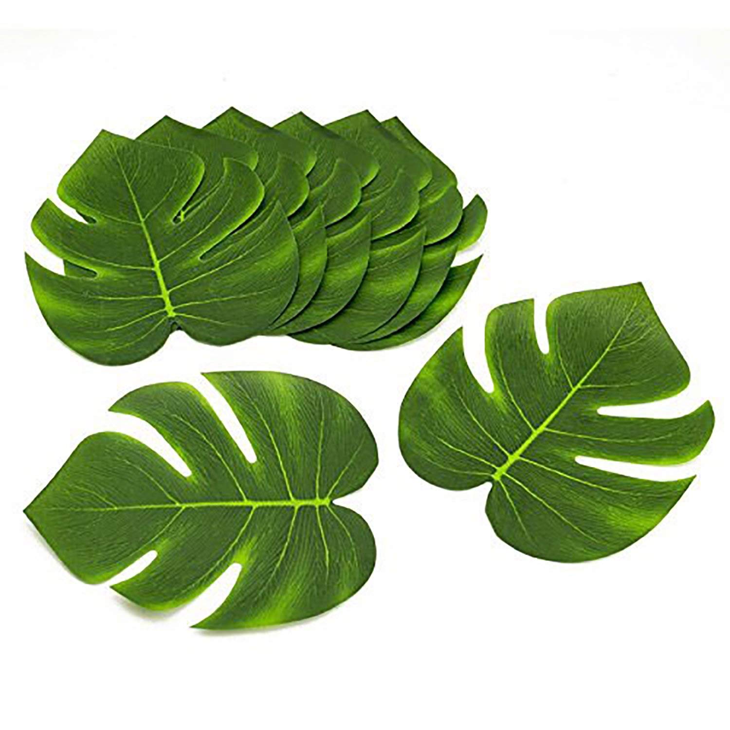 Amazon.com: Tytroy Coated Fabric Artificial Tropical Green Plant ...