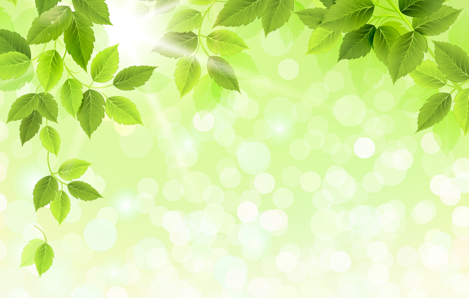 Refreshing green leaves background vector 03 [Converted] | Nature Lovers