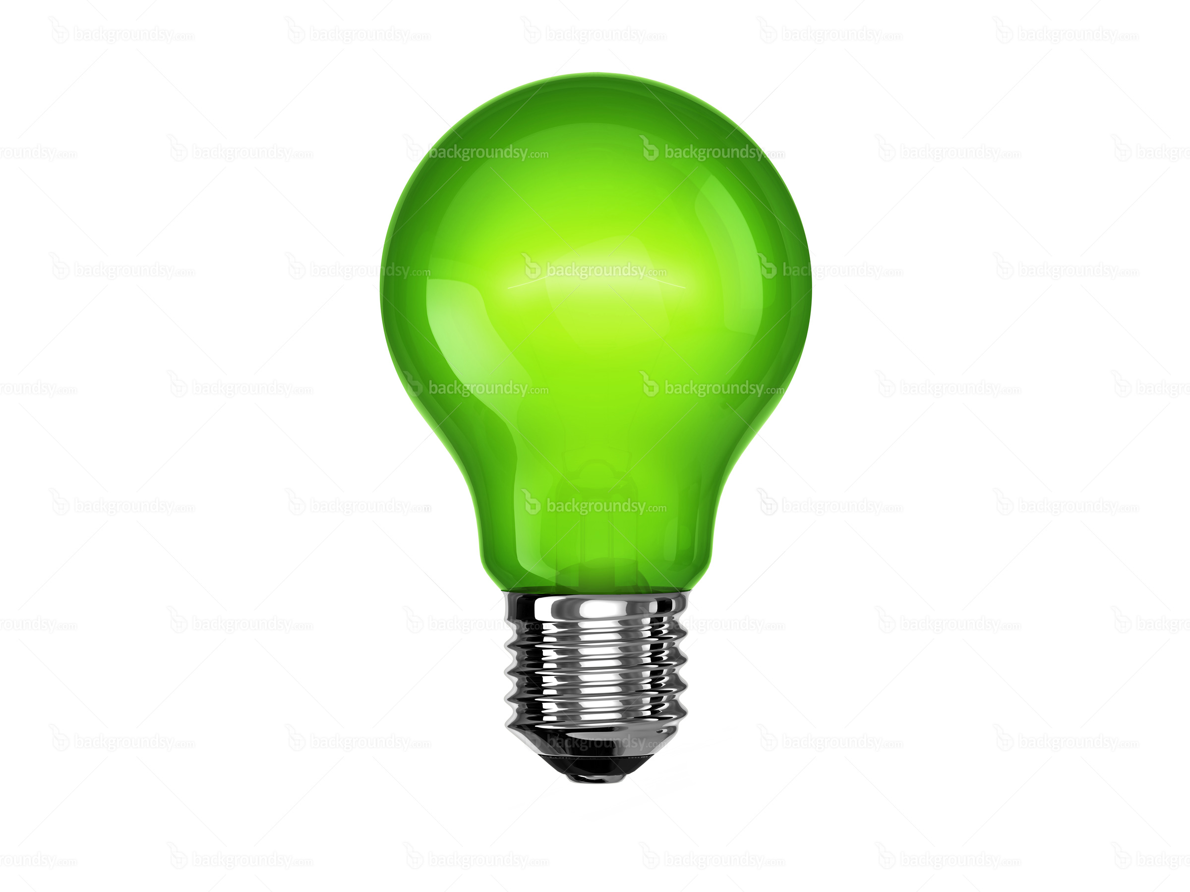 Green light bulb | Backgroundsy.com