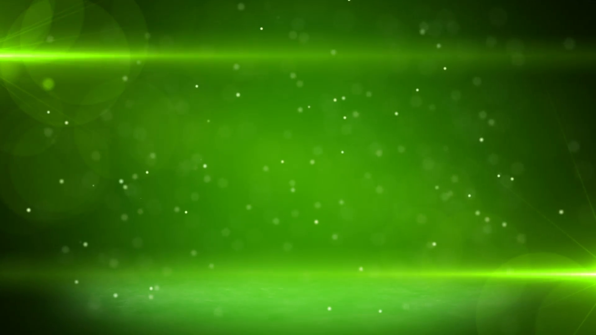 green light beams and particles loopable background Motion ...