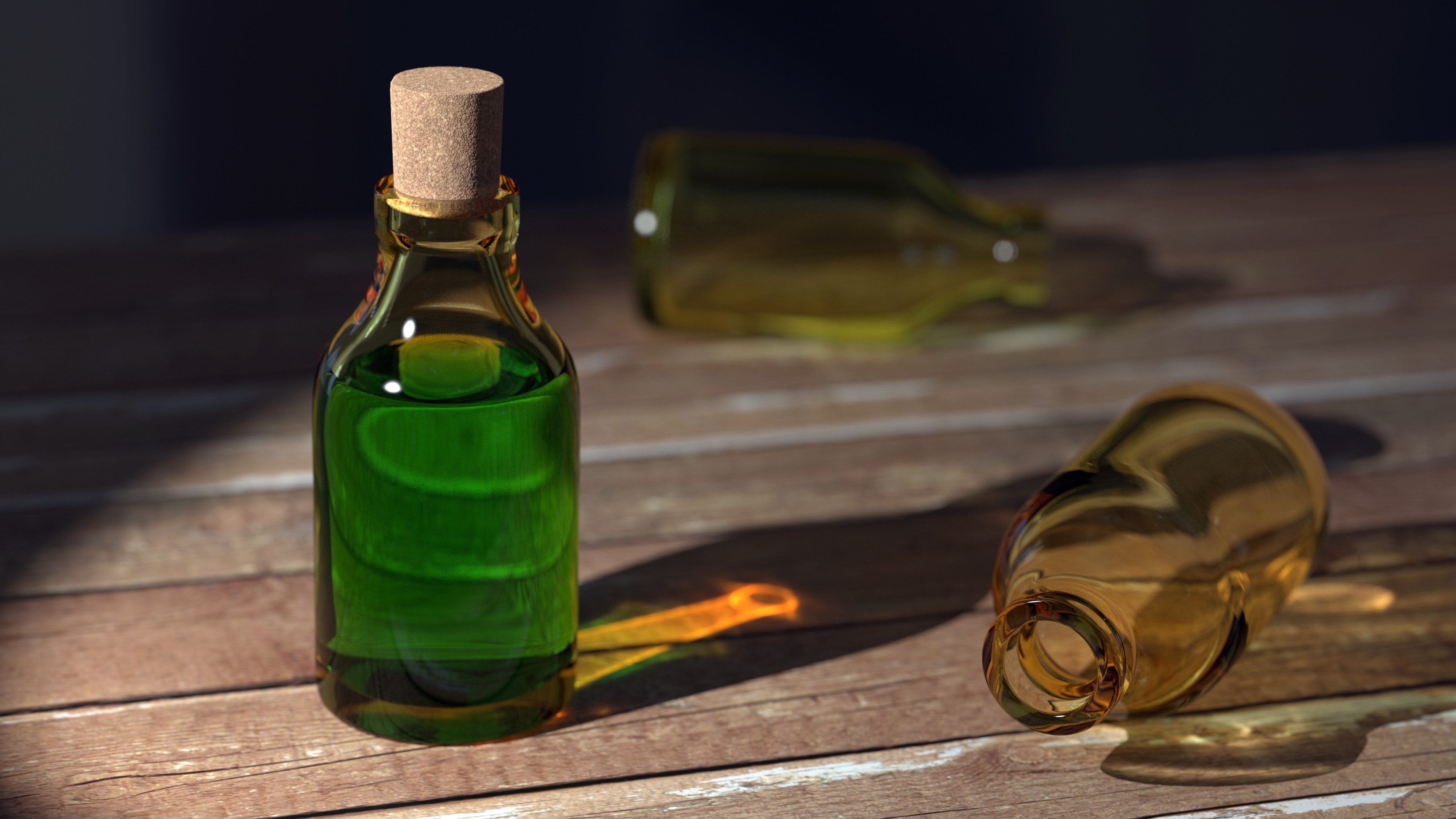 Download Free Photo Green Liquid On Clear Glass Bottle With Cork Blur Bottle Close Up Free Download Jooinn PSD Mockup Templates