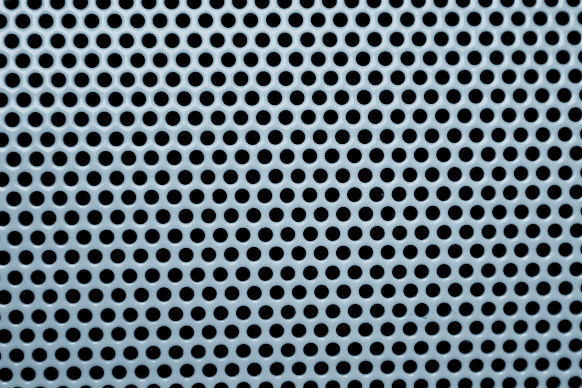 Blue Gray Metal Mesh with Round Holes Texture Picture | Free ...