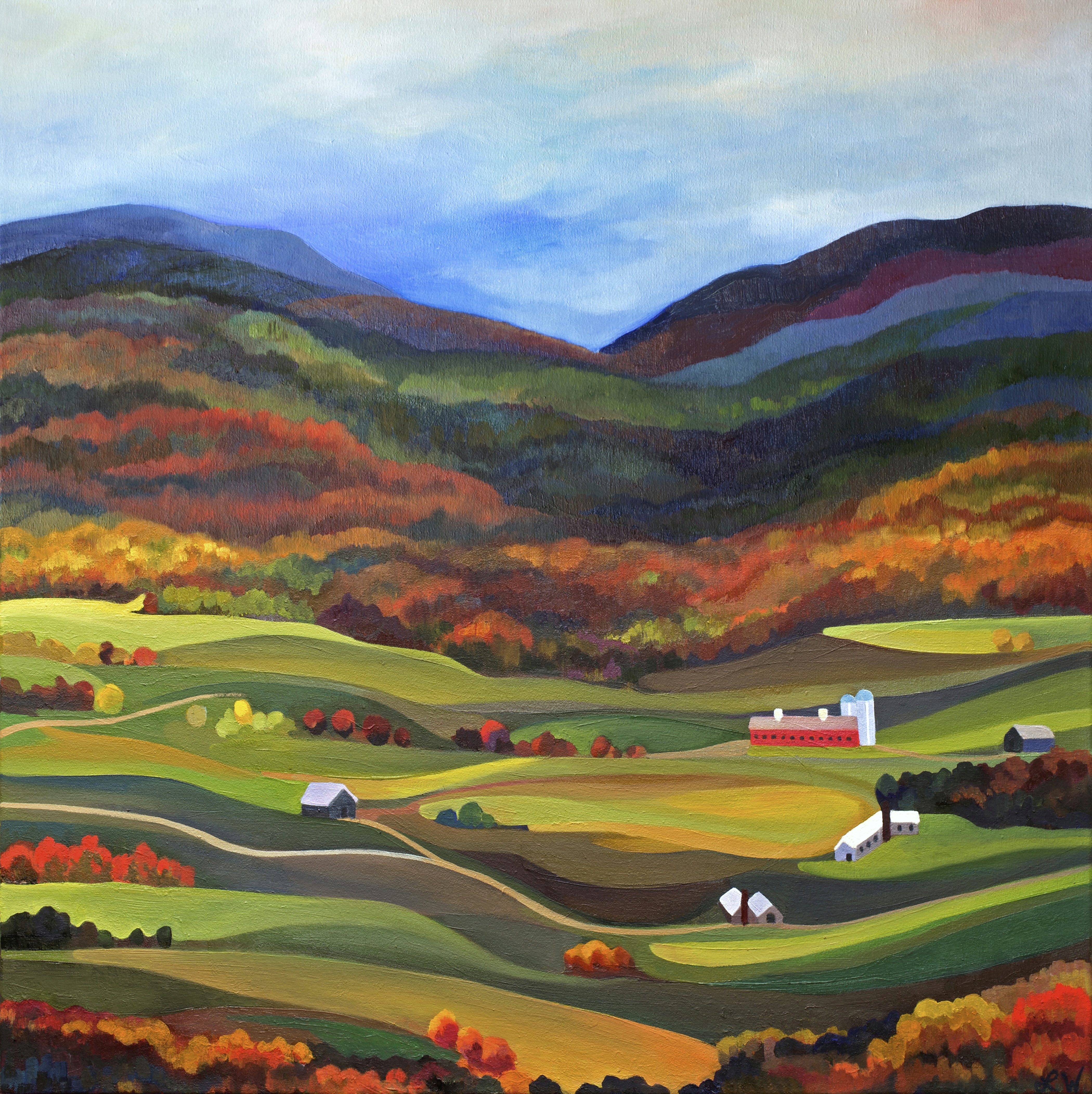 Green Mountain Valley” | Oil Paintings by Laurel Waters