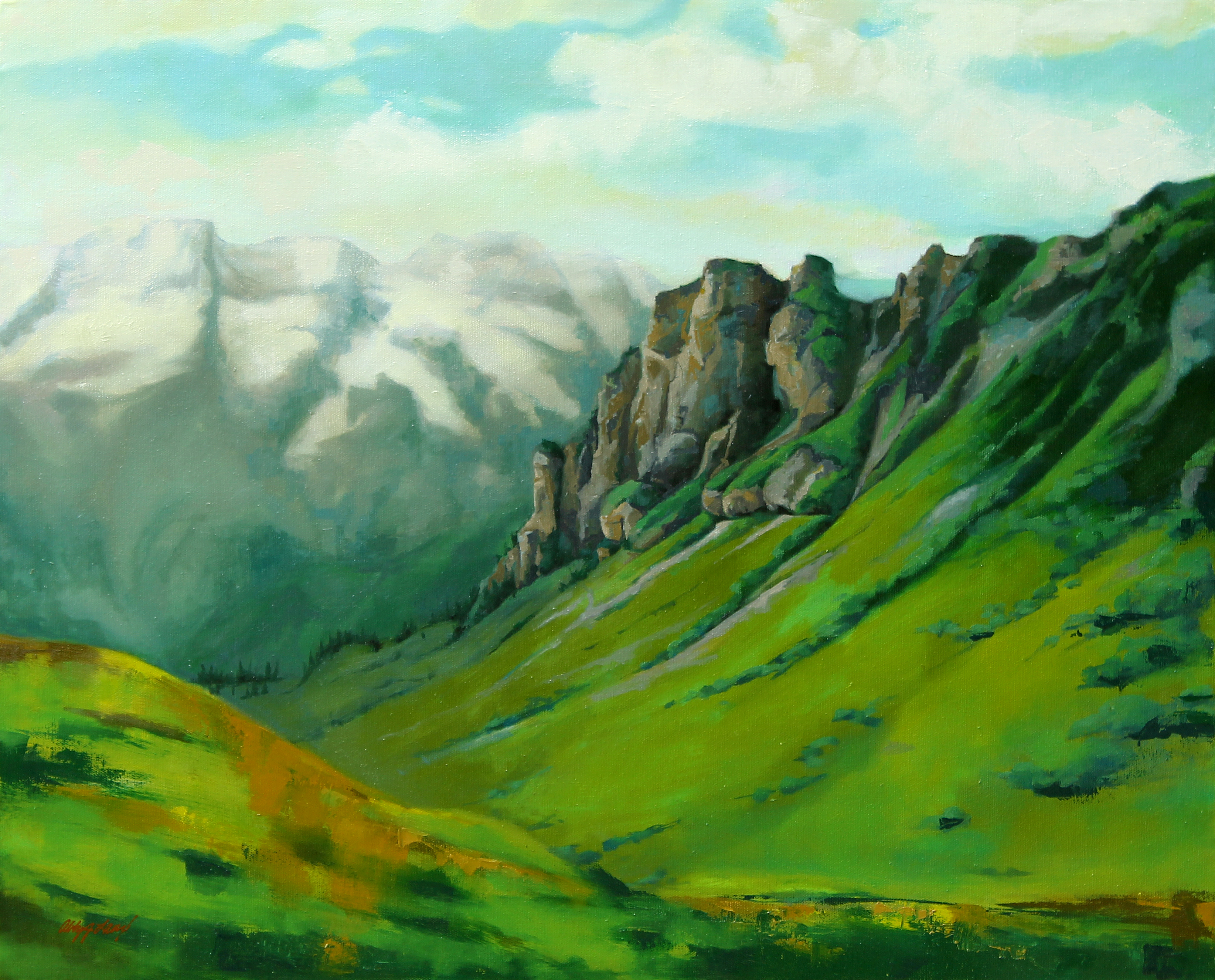 Габриэль Макс картины горы