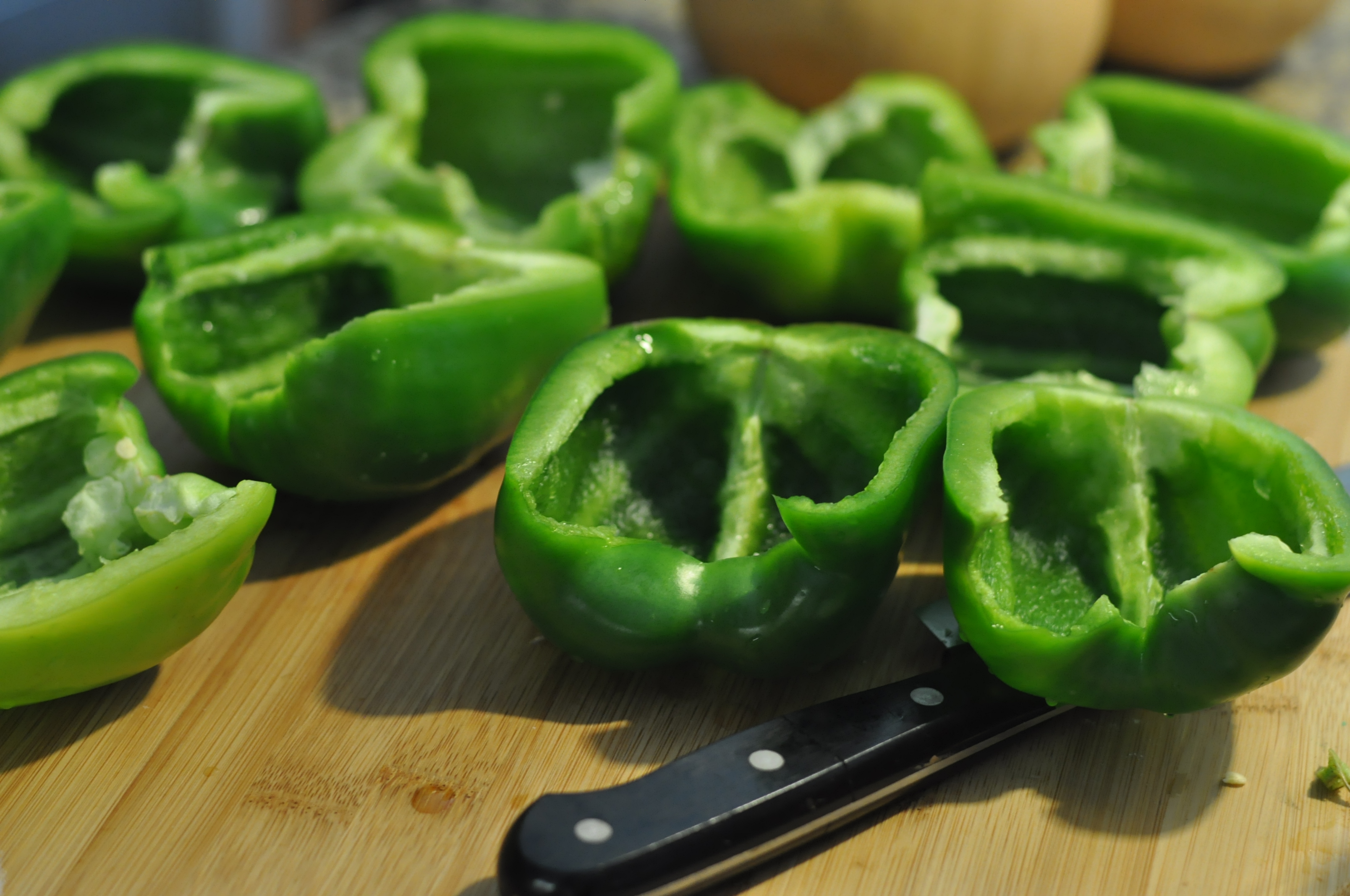 Southwest Stuffed Green Peppers - Eat This Up