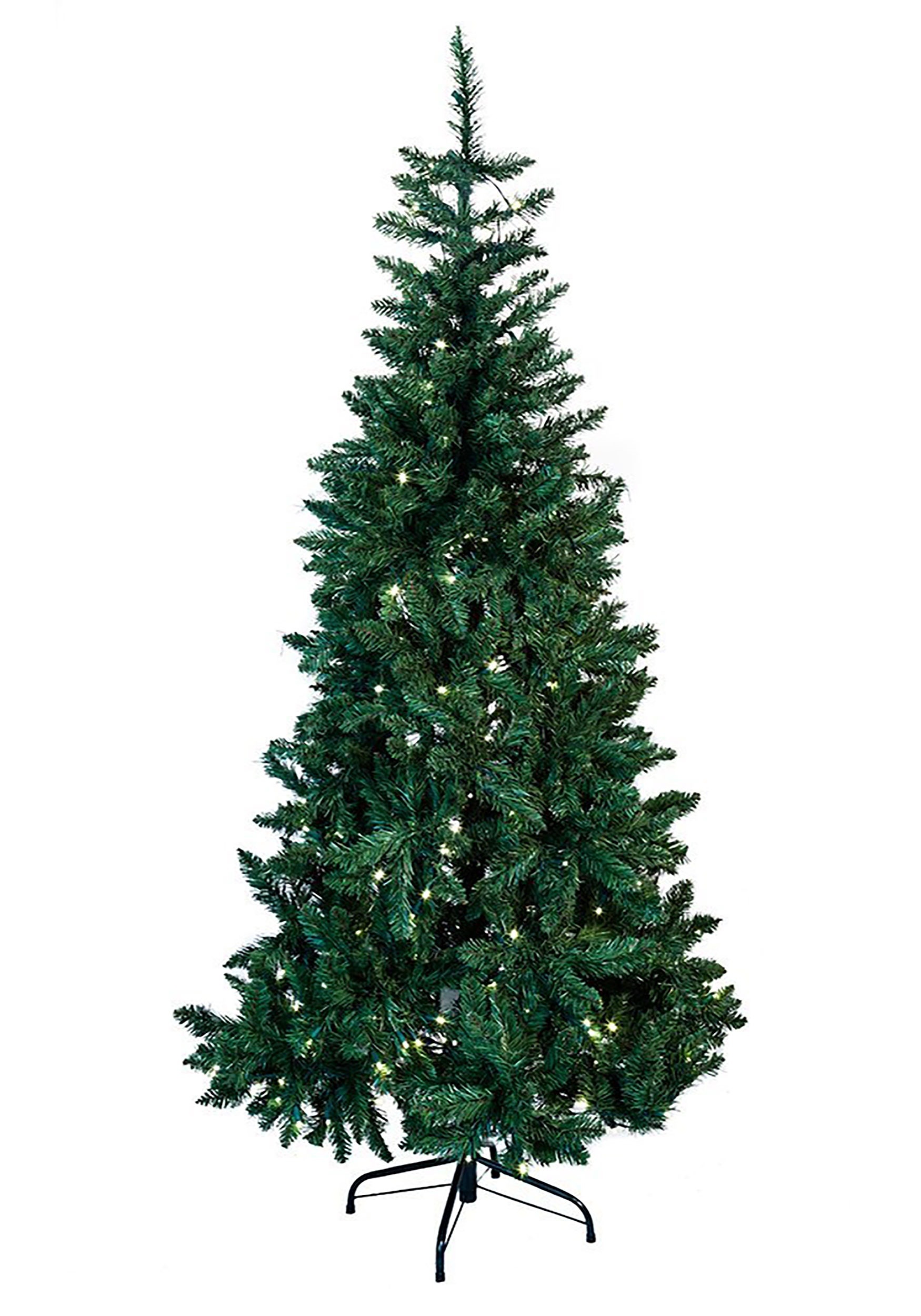 6' Pre-Lit LED Green Pine Tree