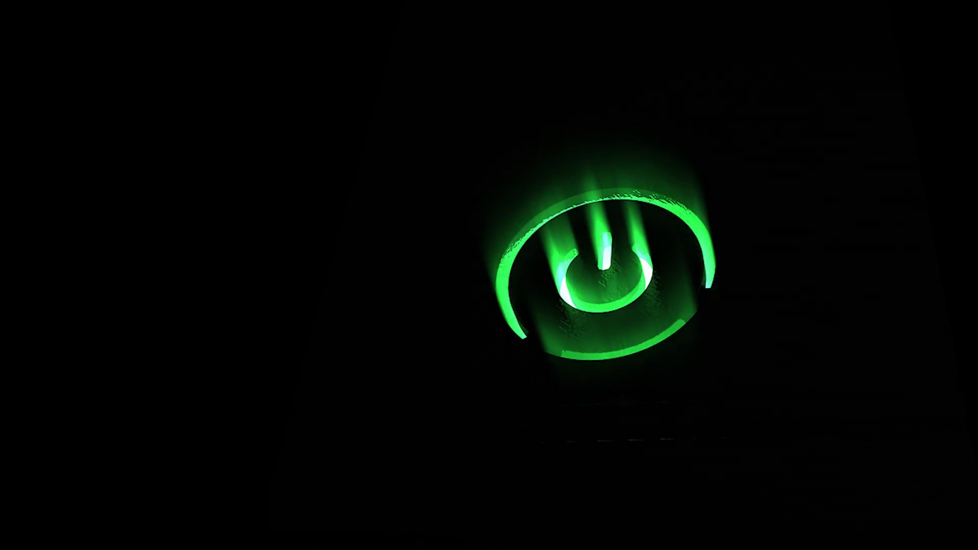 Glowing power button, digital, switch, analog. Motion Background ...