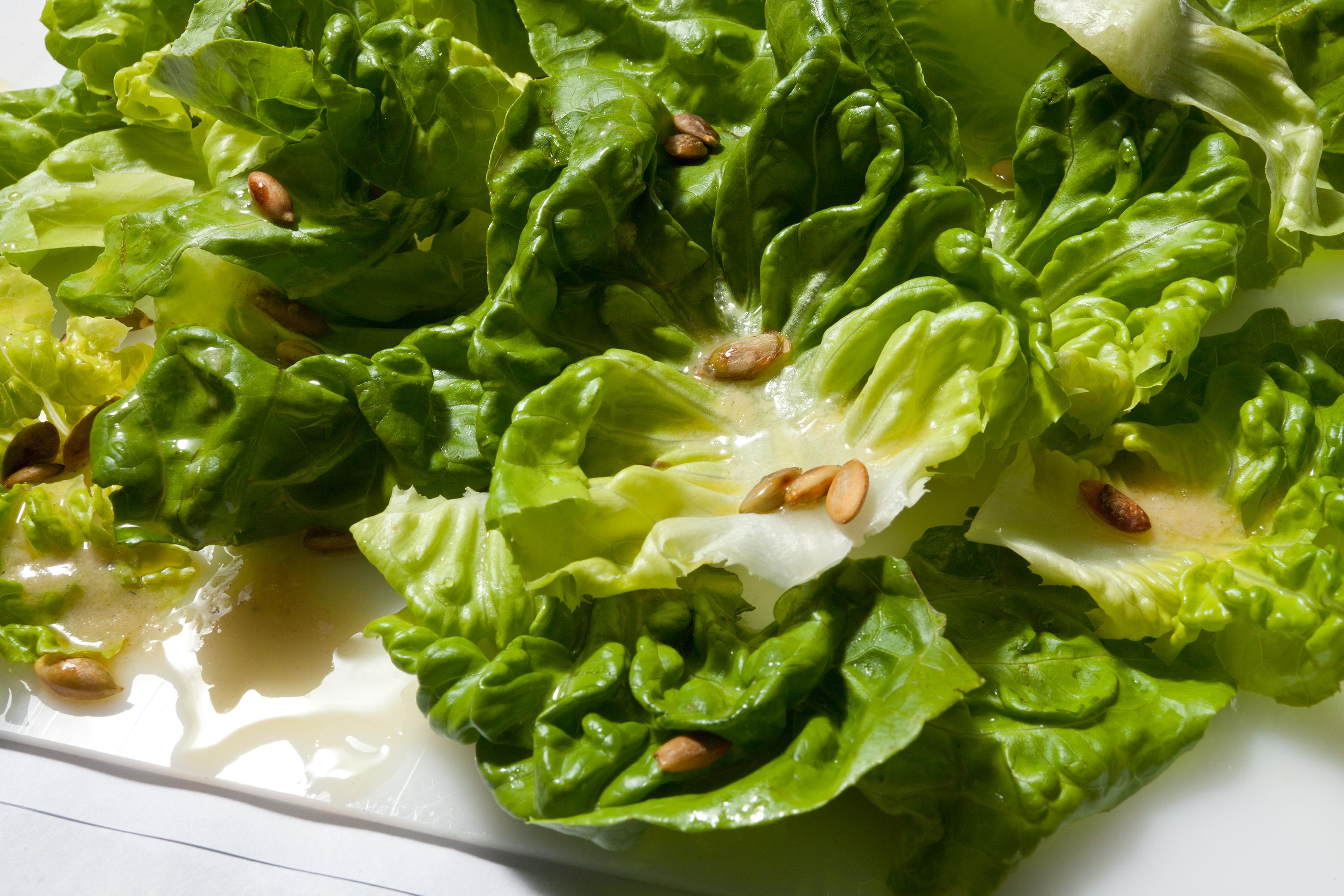 Butter Lettuce and Pumpkin Seed Salad Recipe - Chowhound