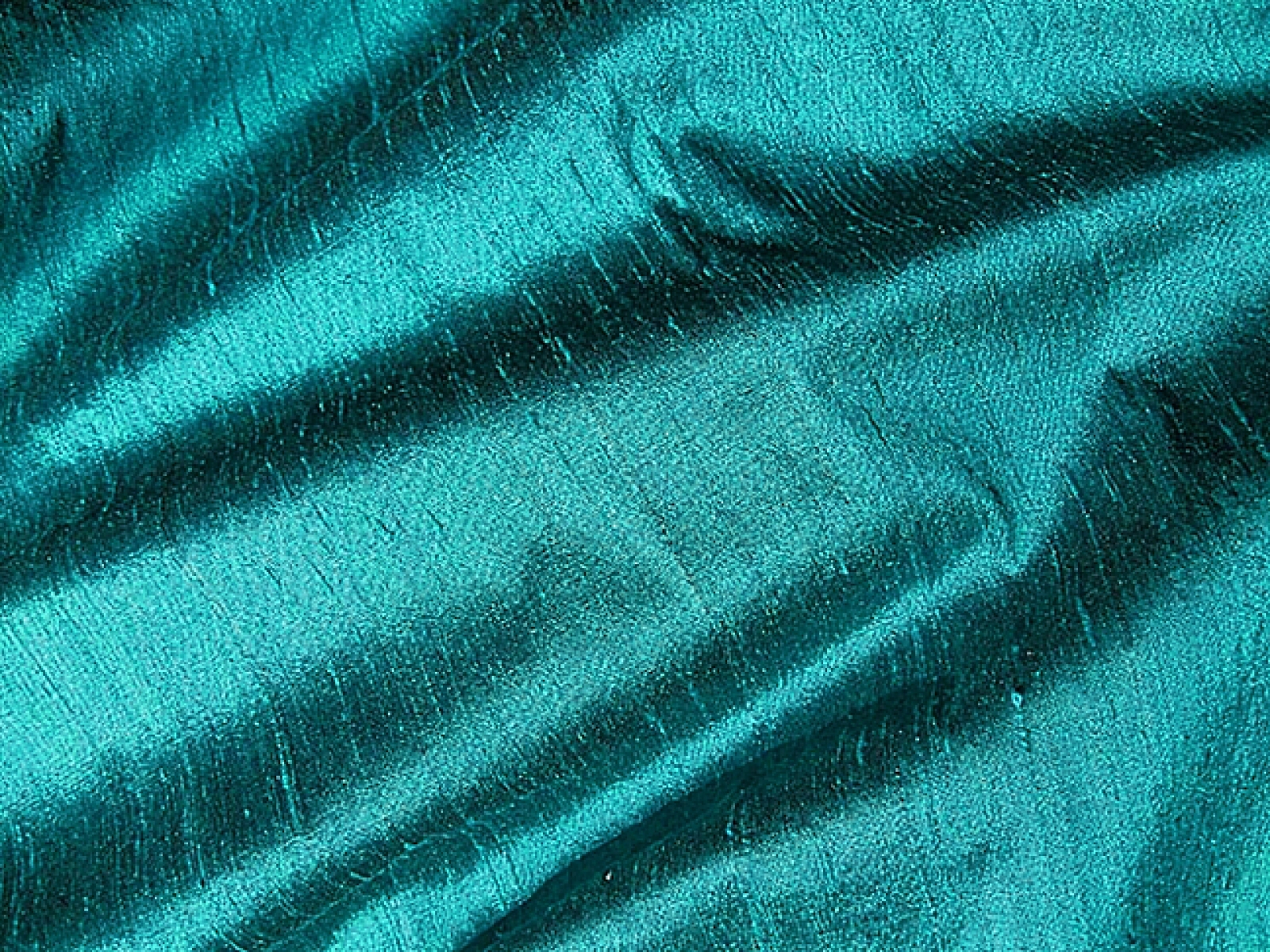 Jewel Tone Green Teal Iridescent Dupioni Silk Fabric | ChadQuilt