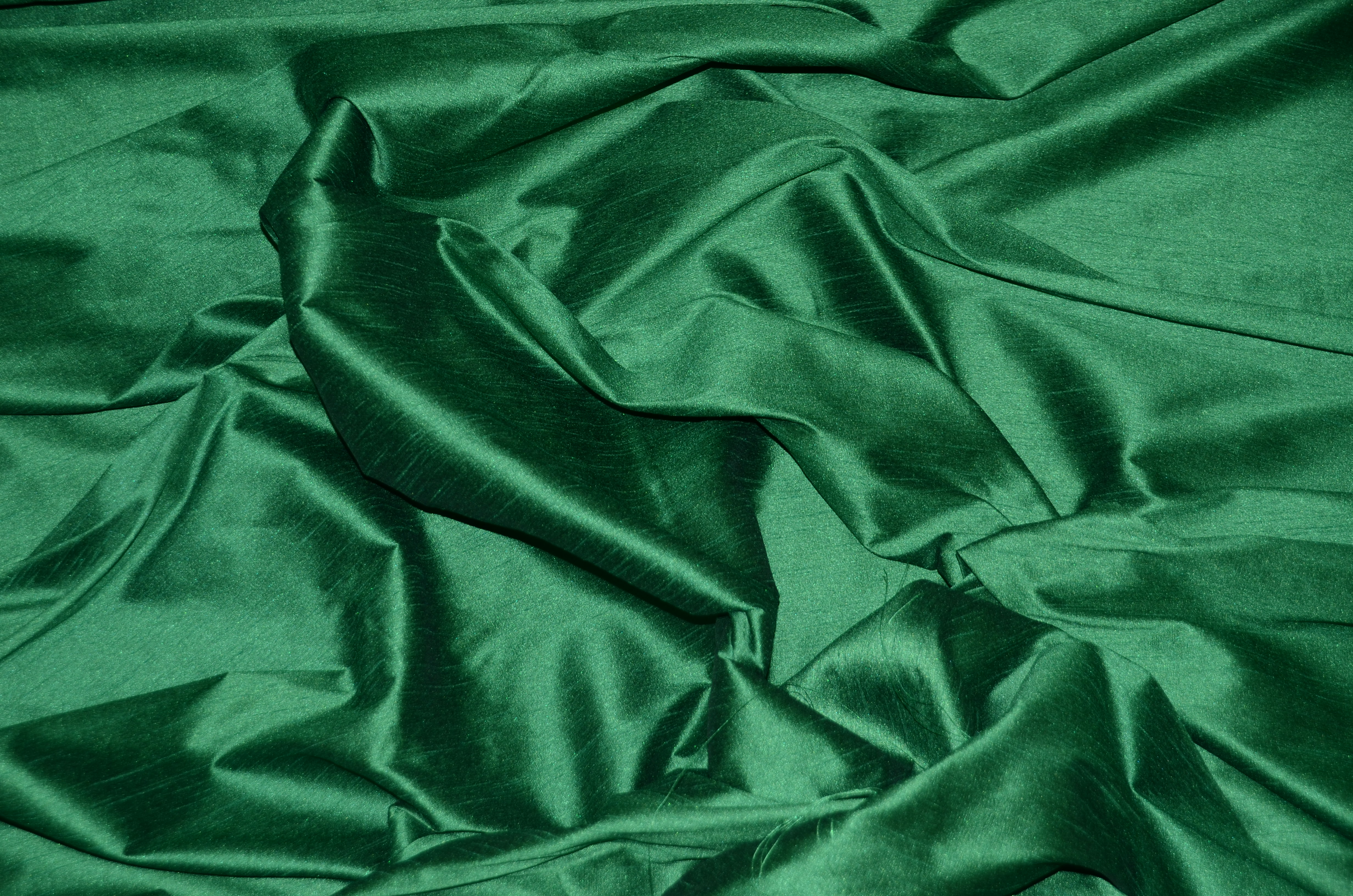 Flag Green Faux Silk Chair Sashes