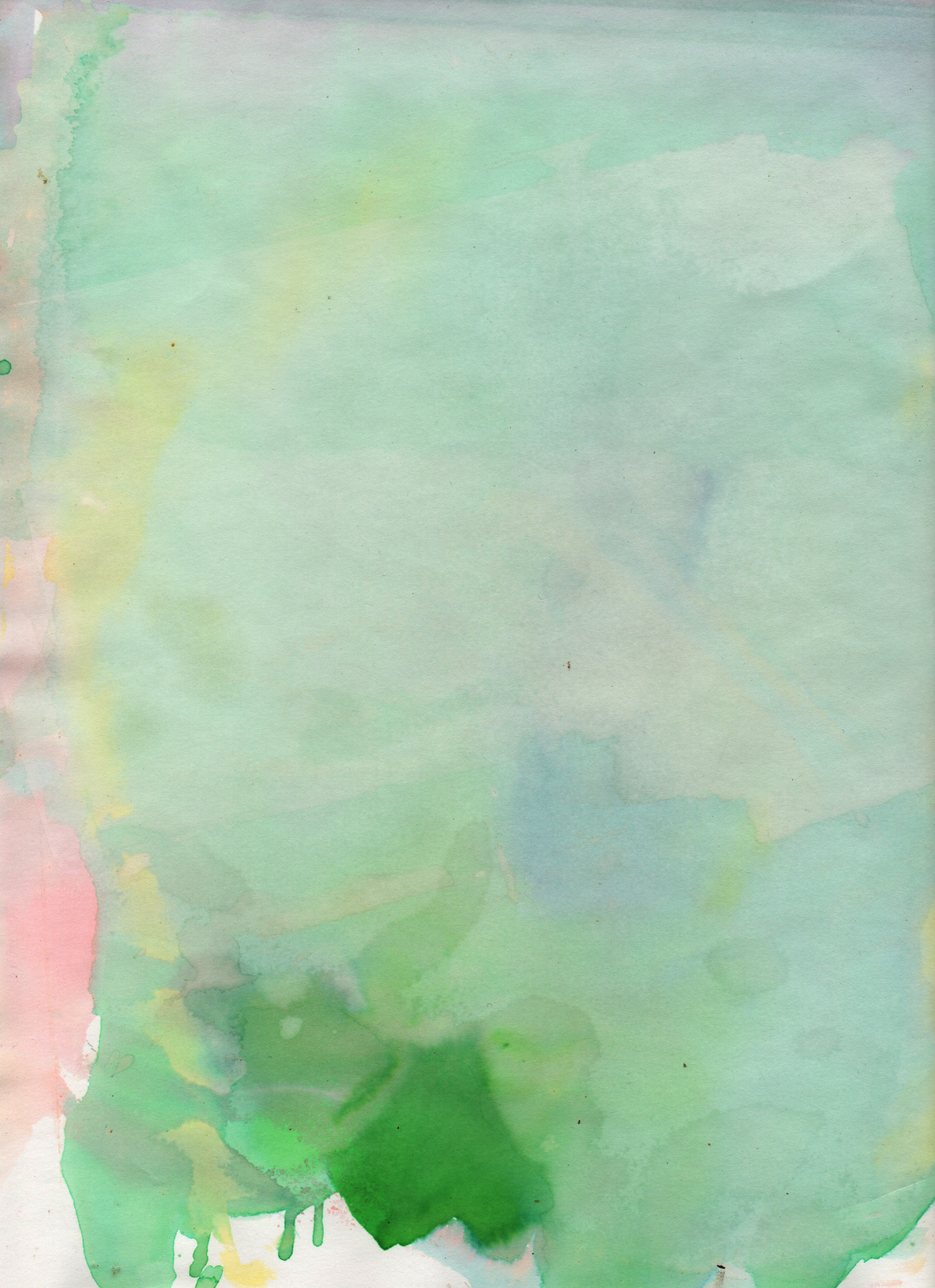 Green stained paper photo