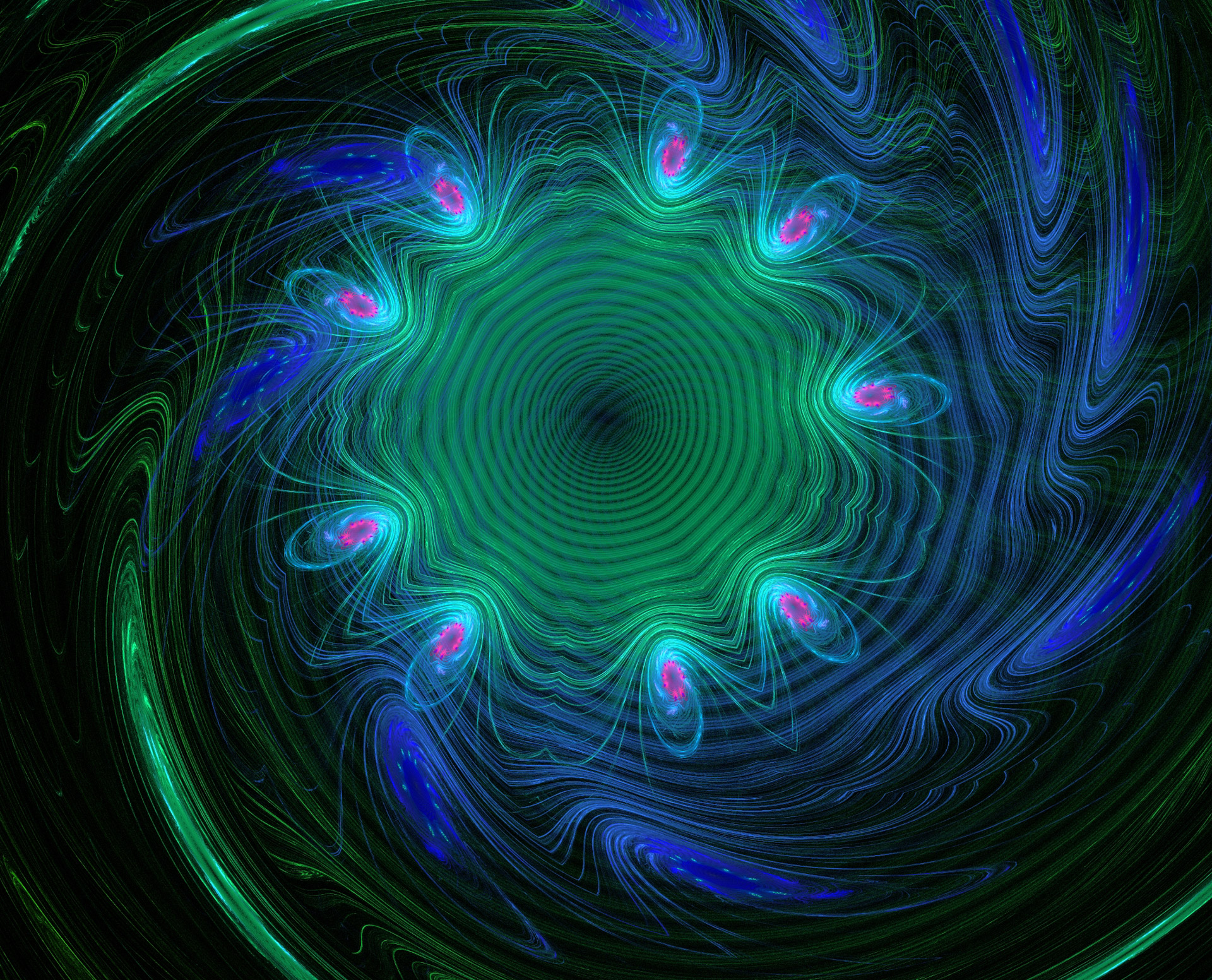 Blue And Green Swirls Free Stock Photo - Public Domain Pictures