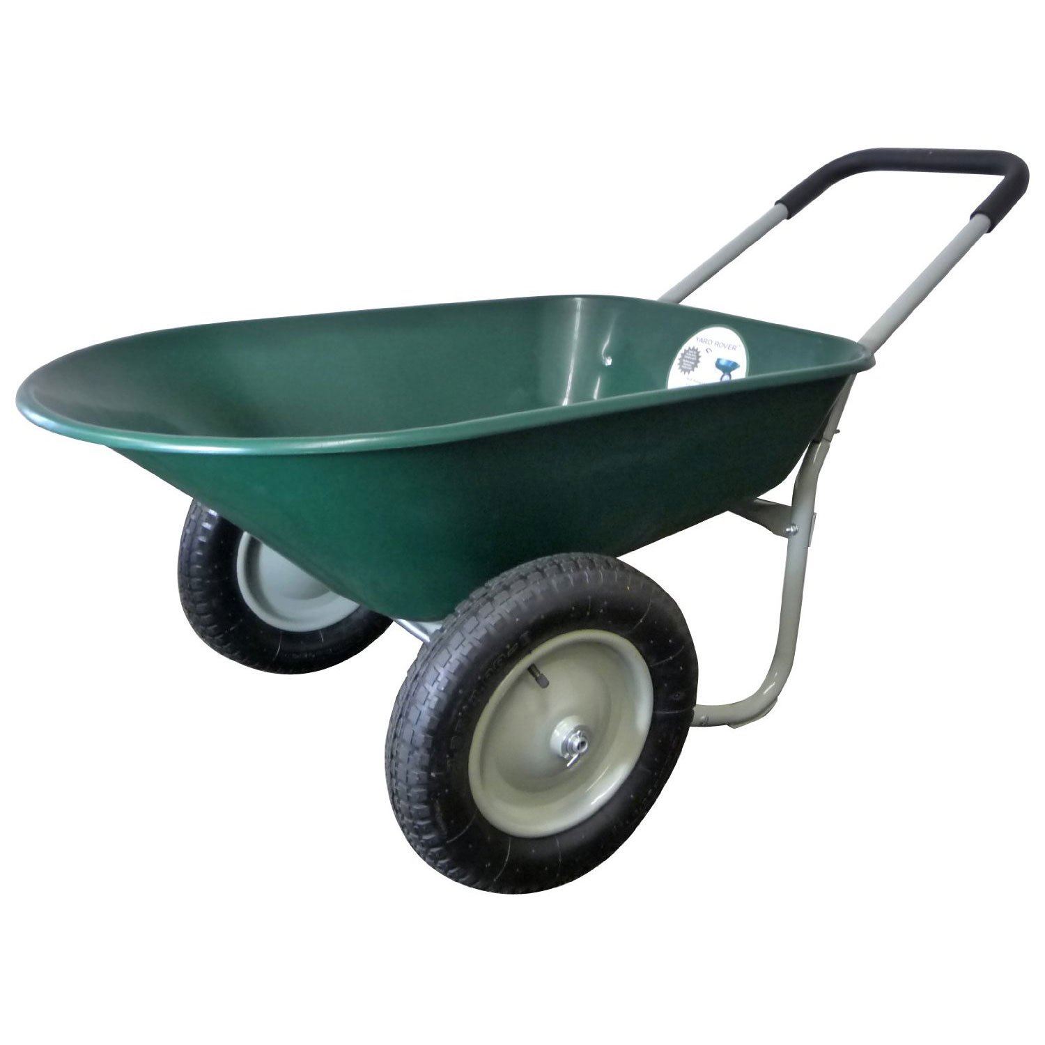 Marathon Green Yard Rover 2 Wheel Gardening/Landscaping Wheelbarrow ...