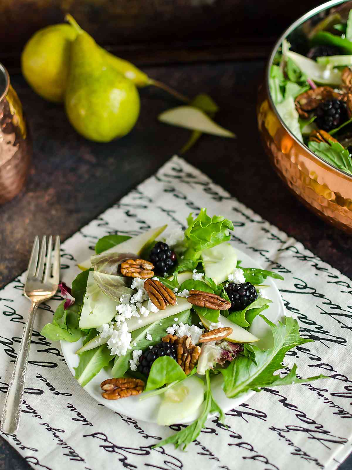Mixed Greens Salad Recipe ~ The Perfect Fall Salad That Goes With ...
