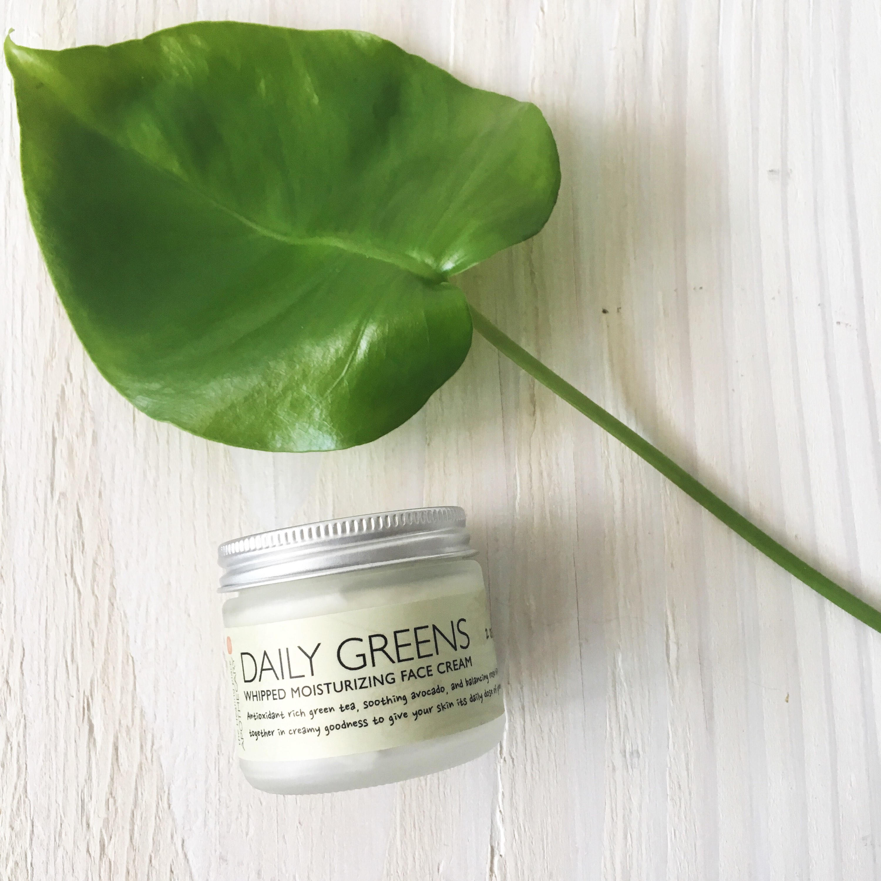 DAILY GREENS Whipped Moisturizing Cream Natural Skin Care