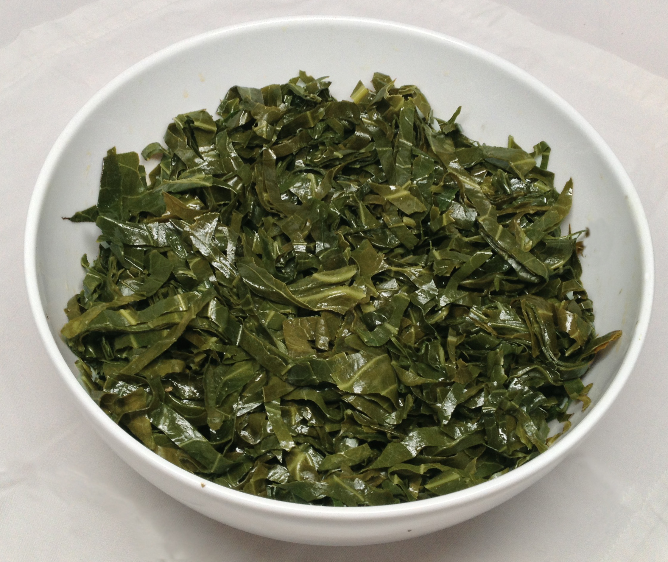 Buttered Slivered Collard Greens - Low Carb, Gluten Free - Preheat ...