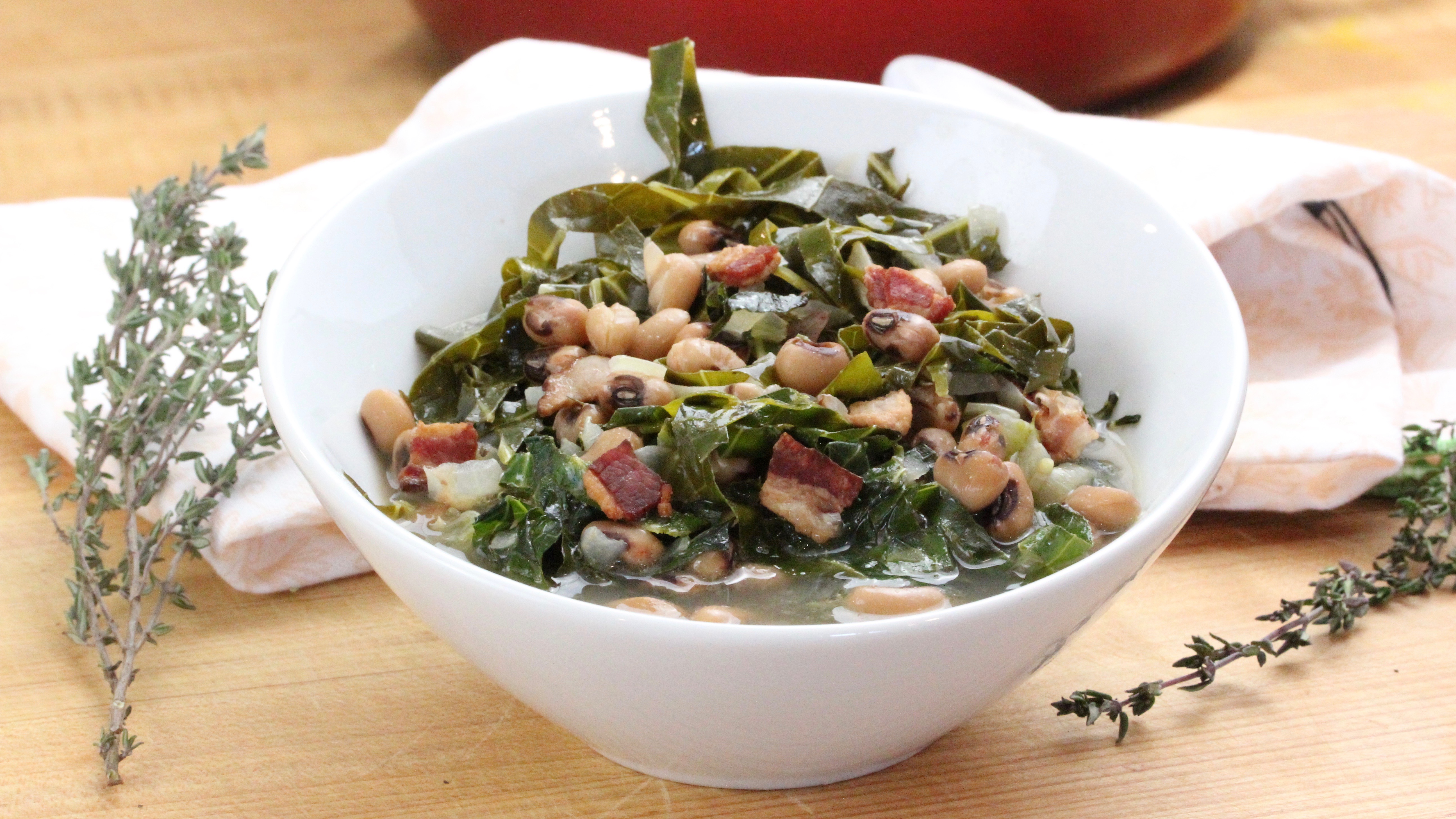 Black Eyed Peas & Collard Greens - Clean & Delicious with Dani Spies