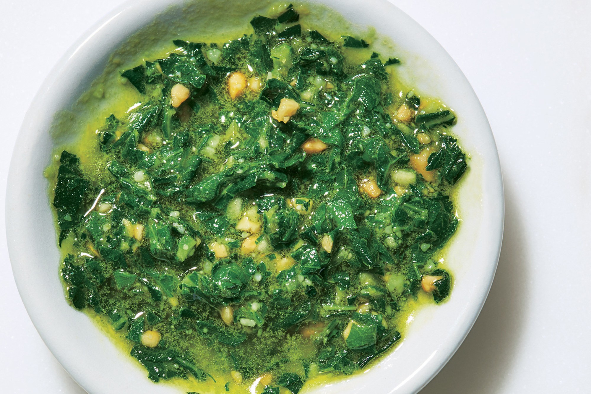 Collard Greens and Kale Pesto recipe | Epicurious.com