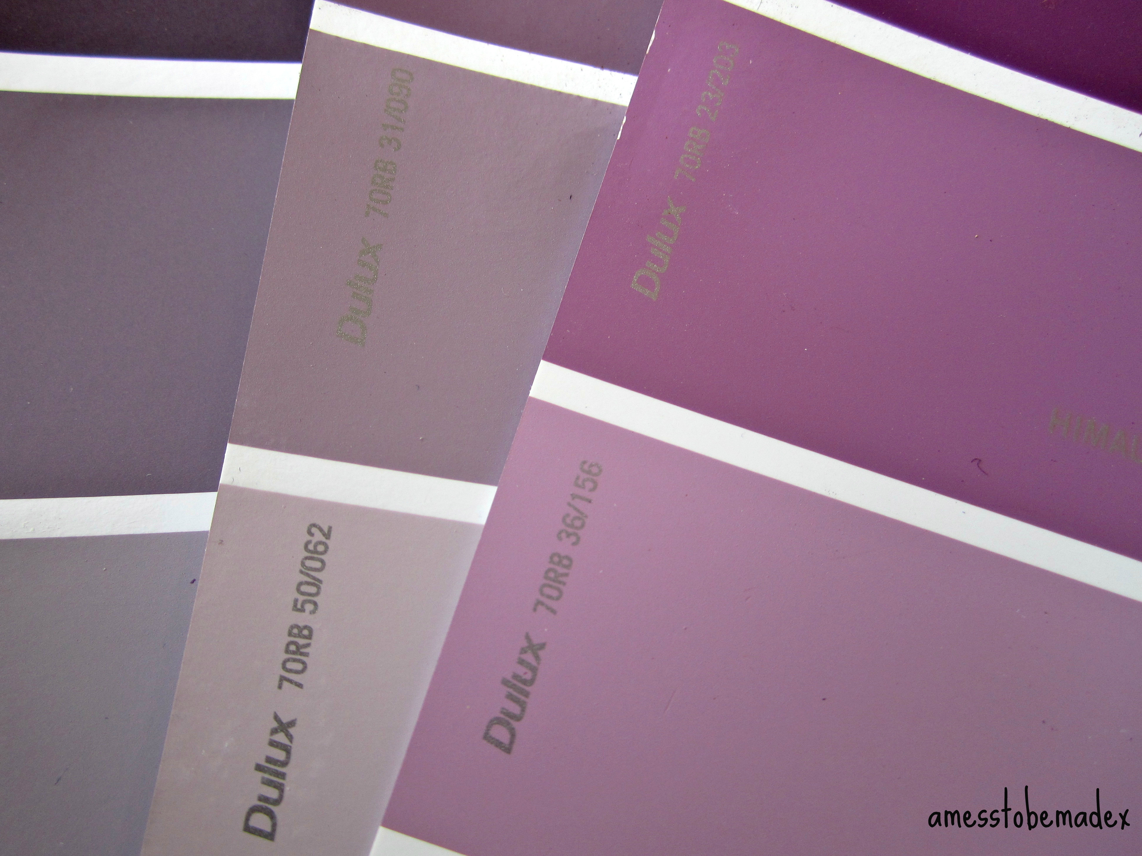 Pretty Shades Grey Purple Paint Bedroom Makeover - Homes Alternative ...
