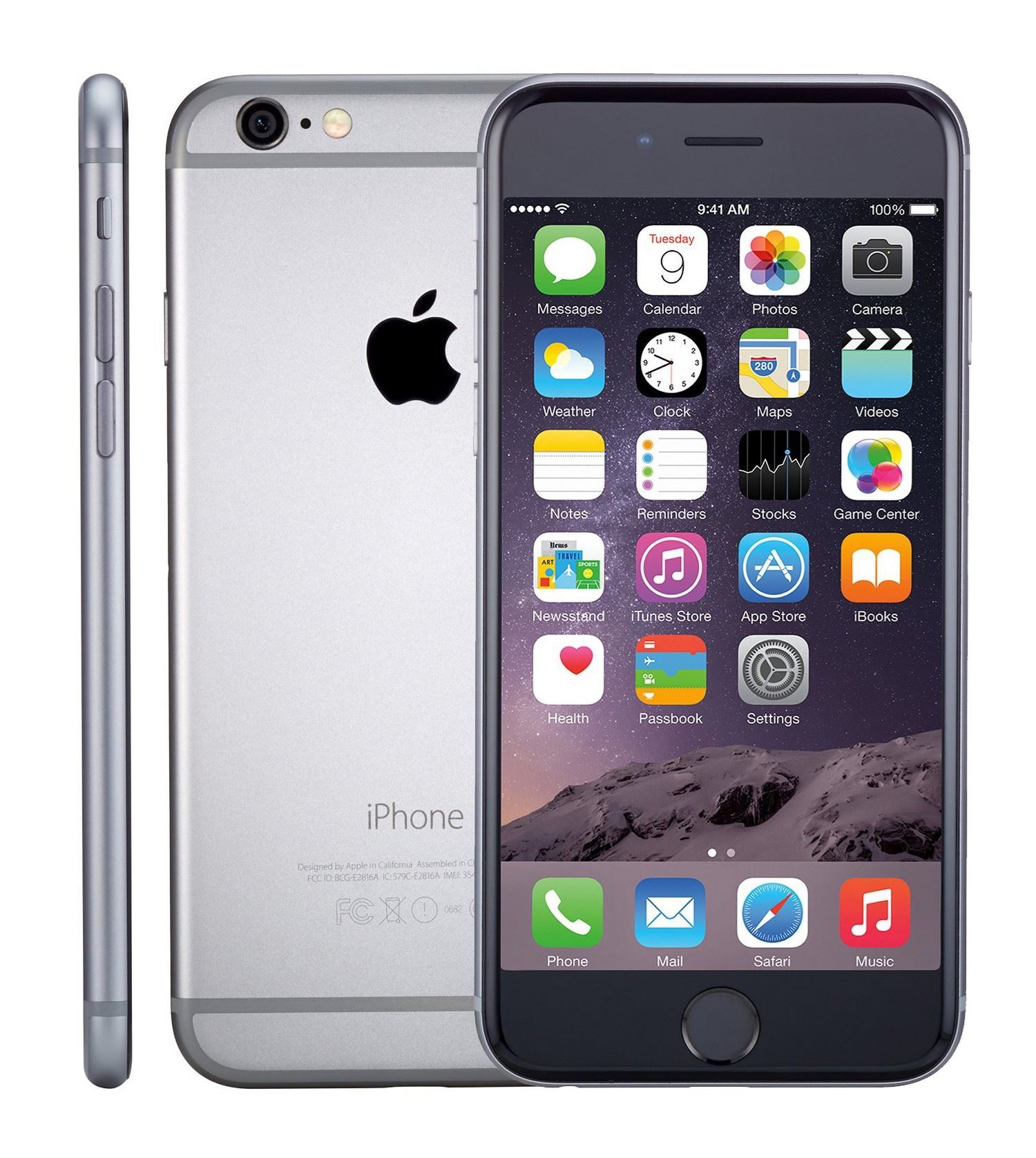 Apple iPhone 6 - Space Grey - 1G LTE - LTE Advanced - 128GB - UK ...